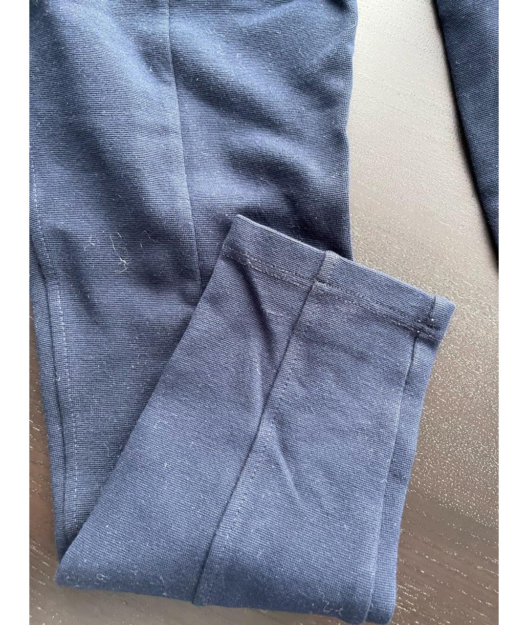 GIVENCHY Темно-синие хлопко-эластановые брюки узкие, фото 7