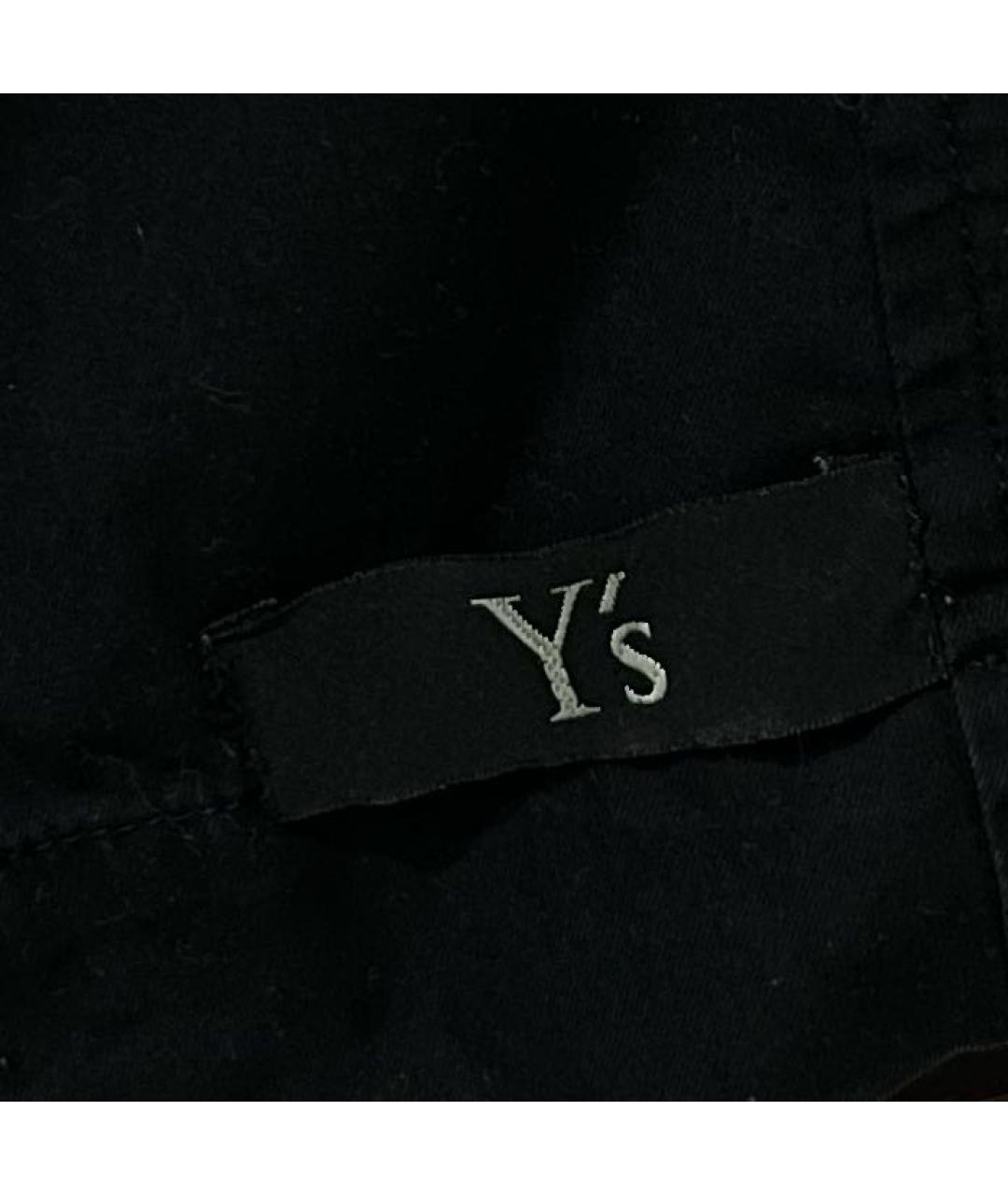 YOHJI YAMAMOTO Черные хлопковые брюки широкие, фото 4