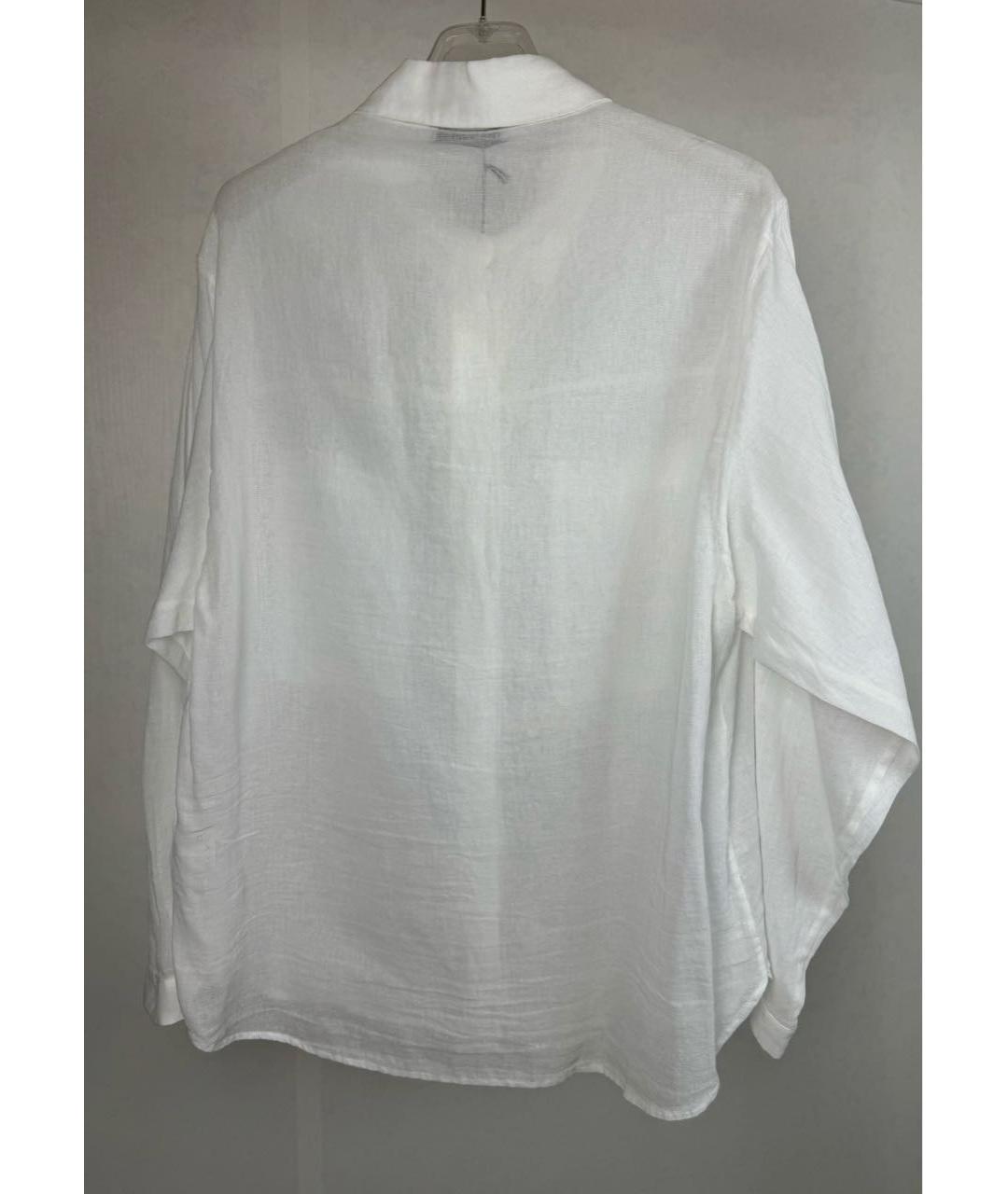 ANGELO MARANI Белая хлопковая рубашка, фото 2