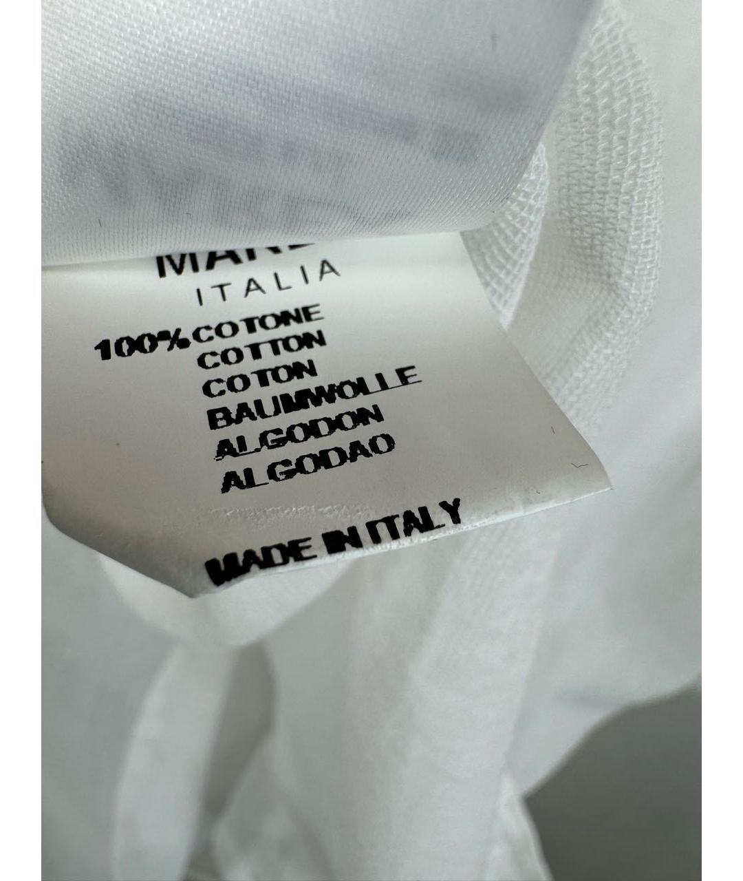 ANGELO MARANI Белая хлопковая рубашка, фото 8