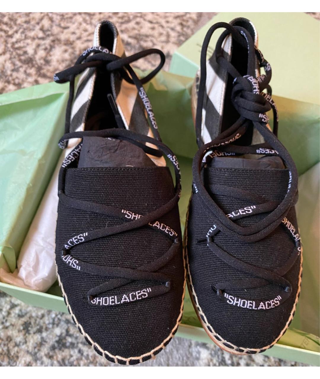 OFF-WHITE Черные лоферы, фото 8