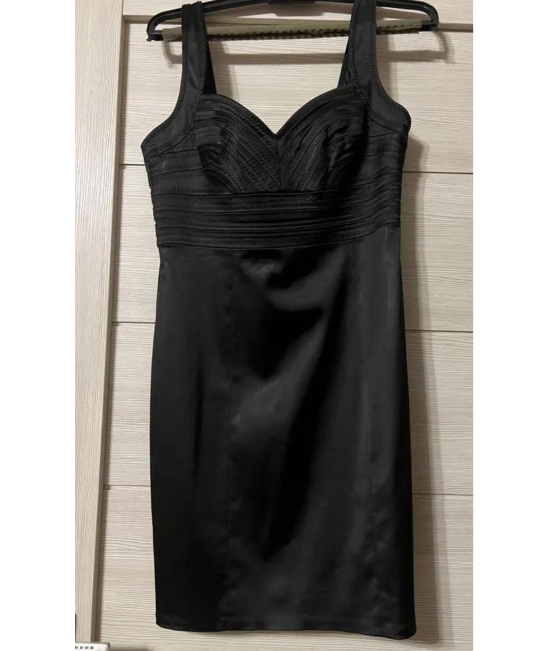 ESCADA Черное вискозное повседневное платье, фото 4