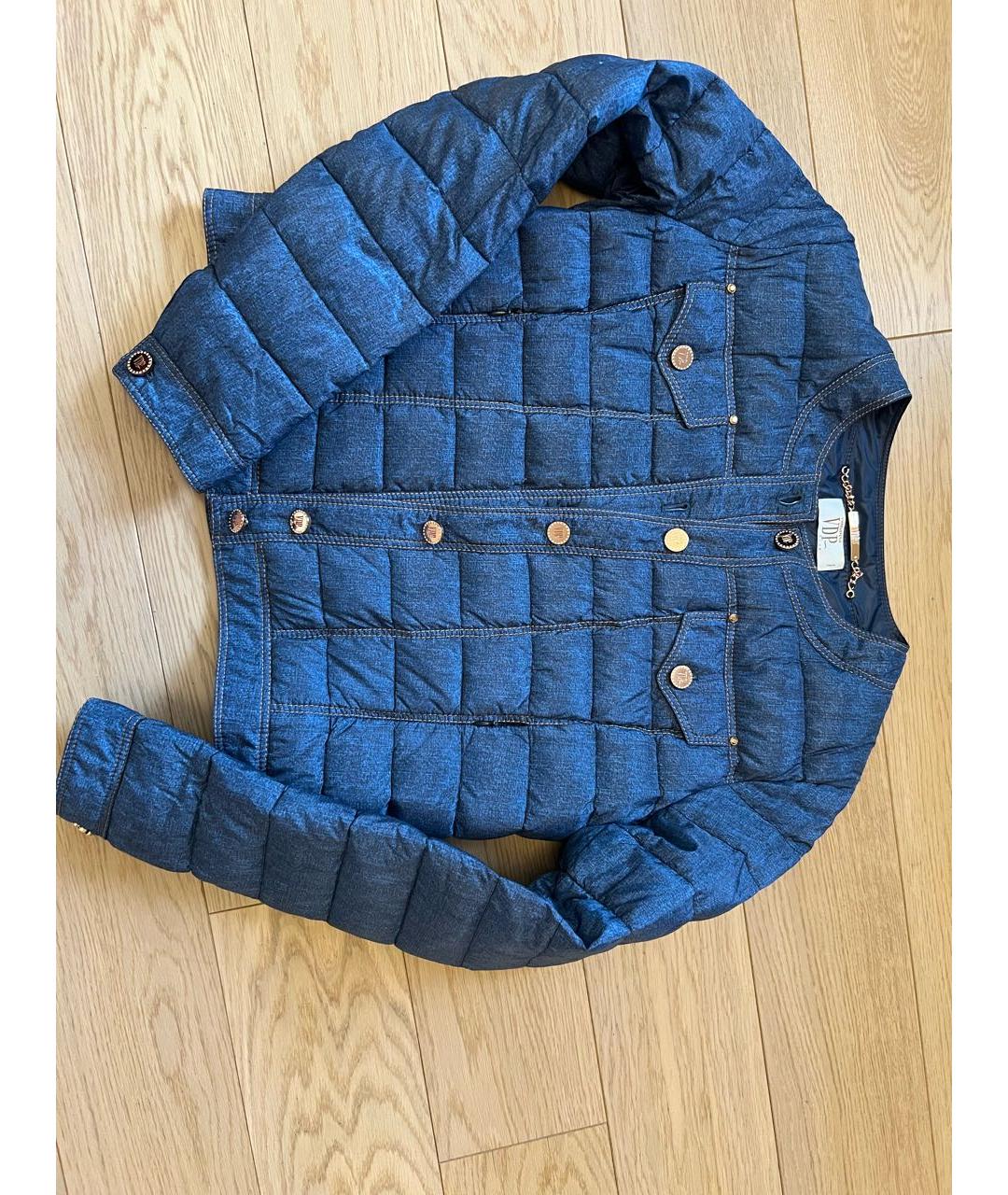 VDP Синяя полиэстеровая куртка, фото 4