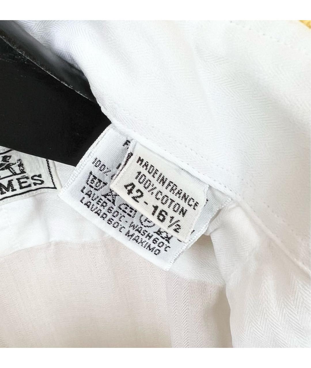 HERMES PRE-OWNED Белая классическая рубашка, фото 6