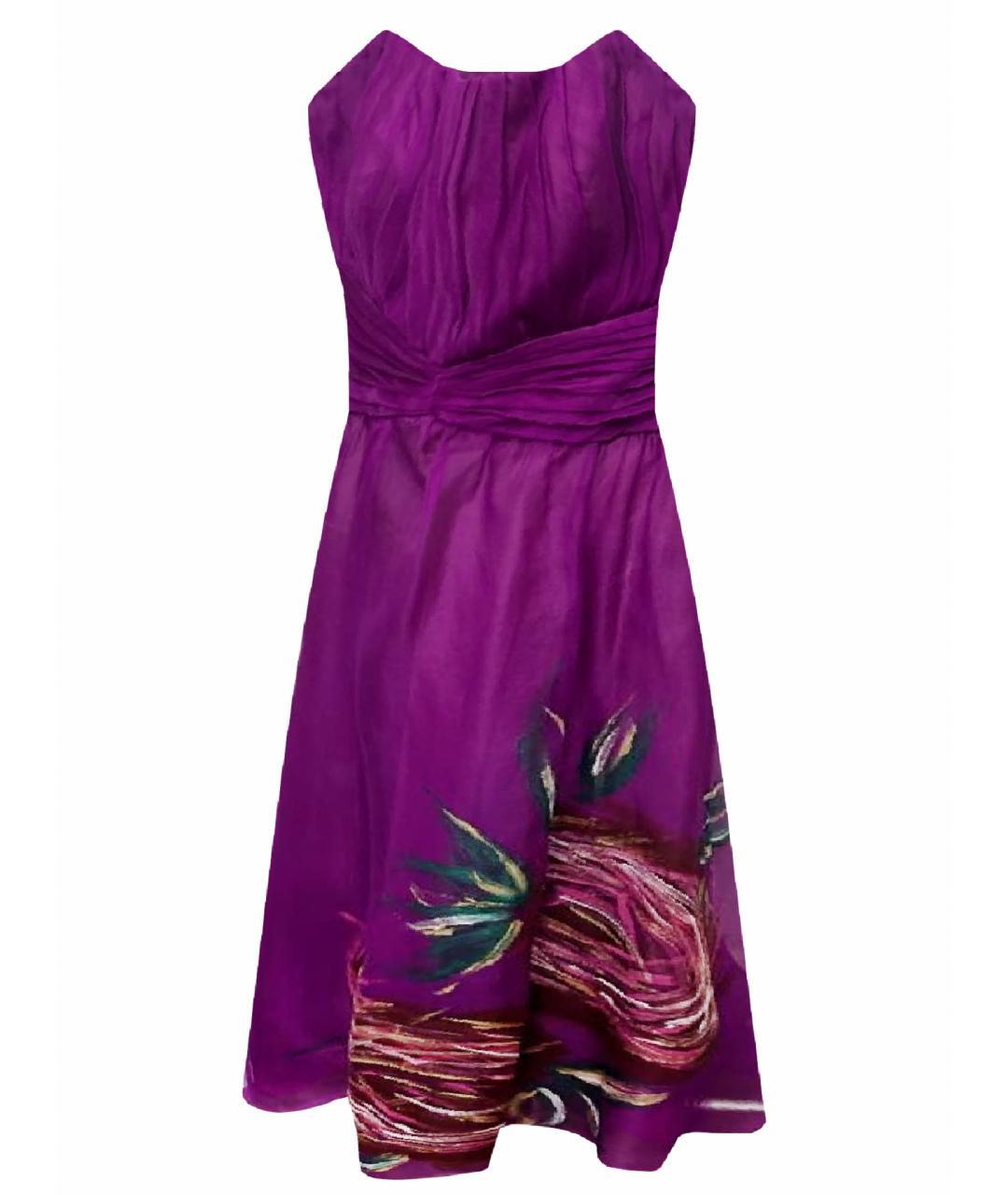 BADGLEY MISCHKA Фиолетовое полиэстеровое вечернее платье, фото 1