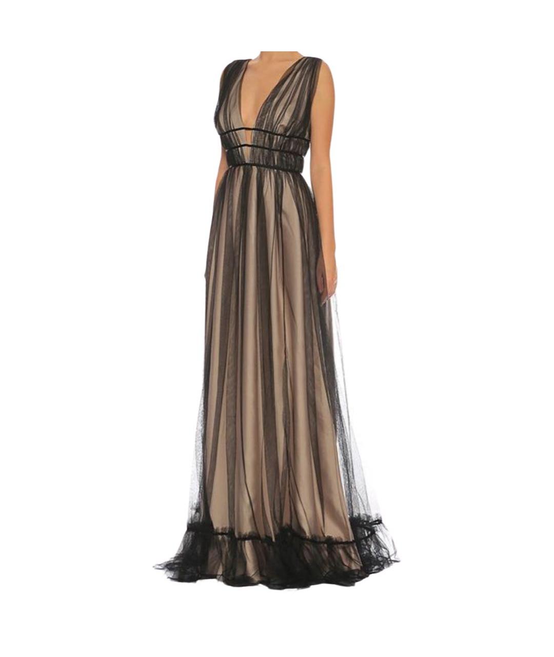 ZAC ZAC POSEN Черное полиэстеровое вечернее платье, фото 5