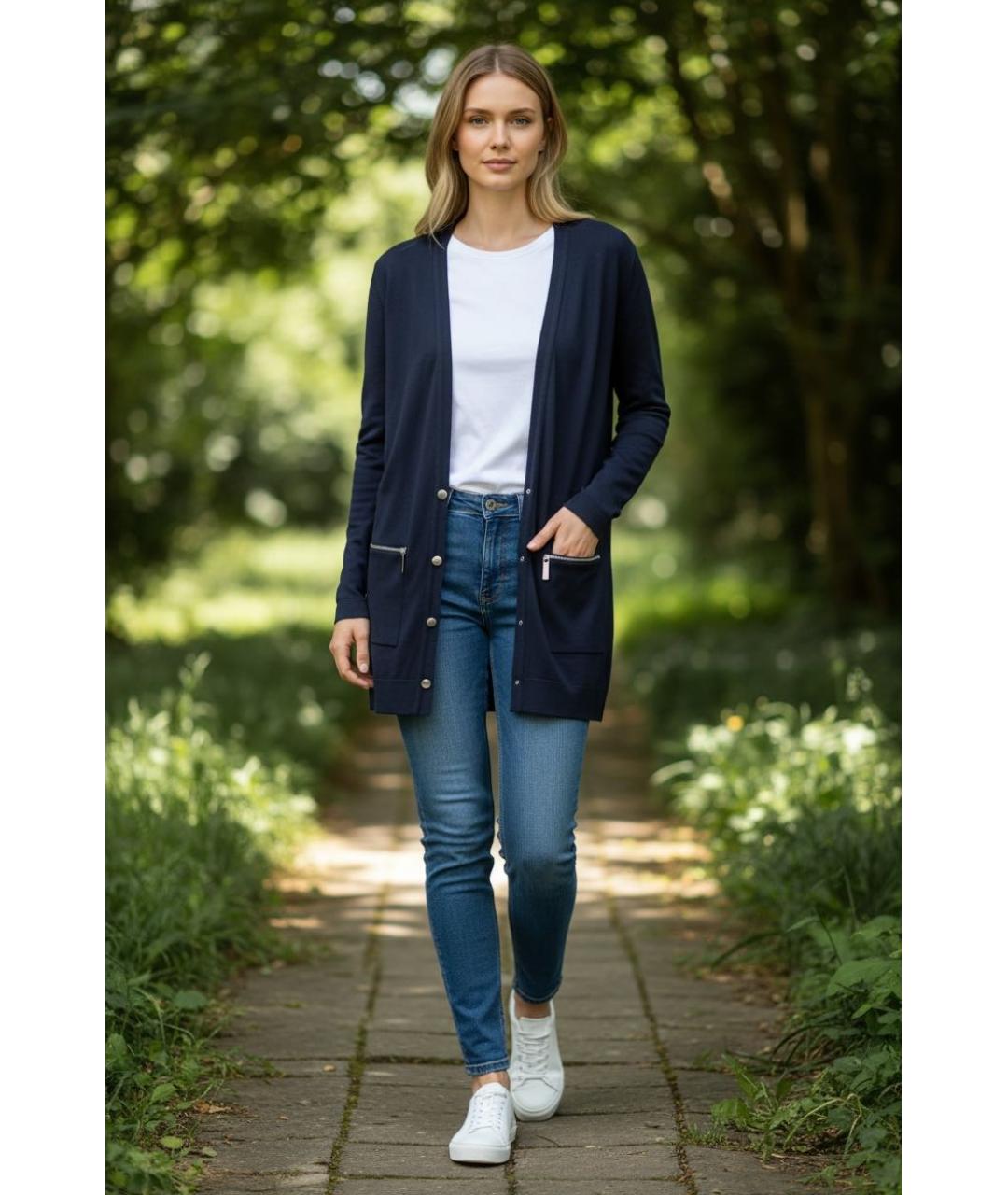 BARBARA BUI Черный шерстяной кардиган, фото 8