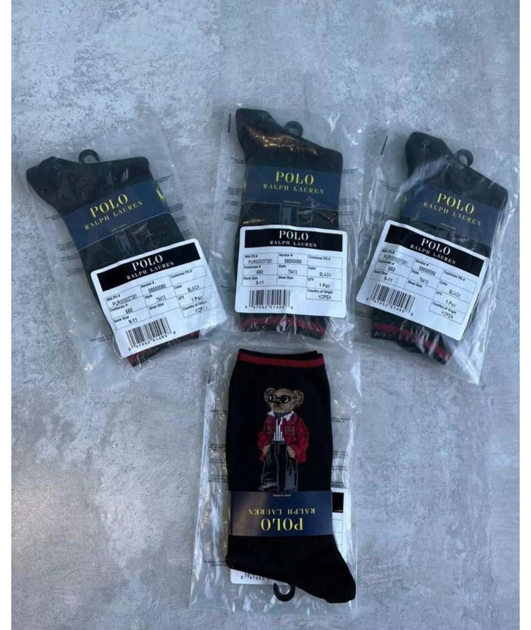 POLO RALPH LAUREN Черные носки, чулки и колготы, фото 4