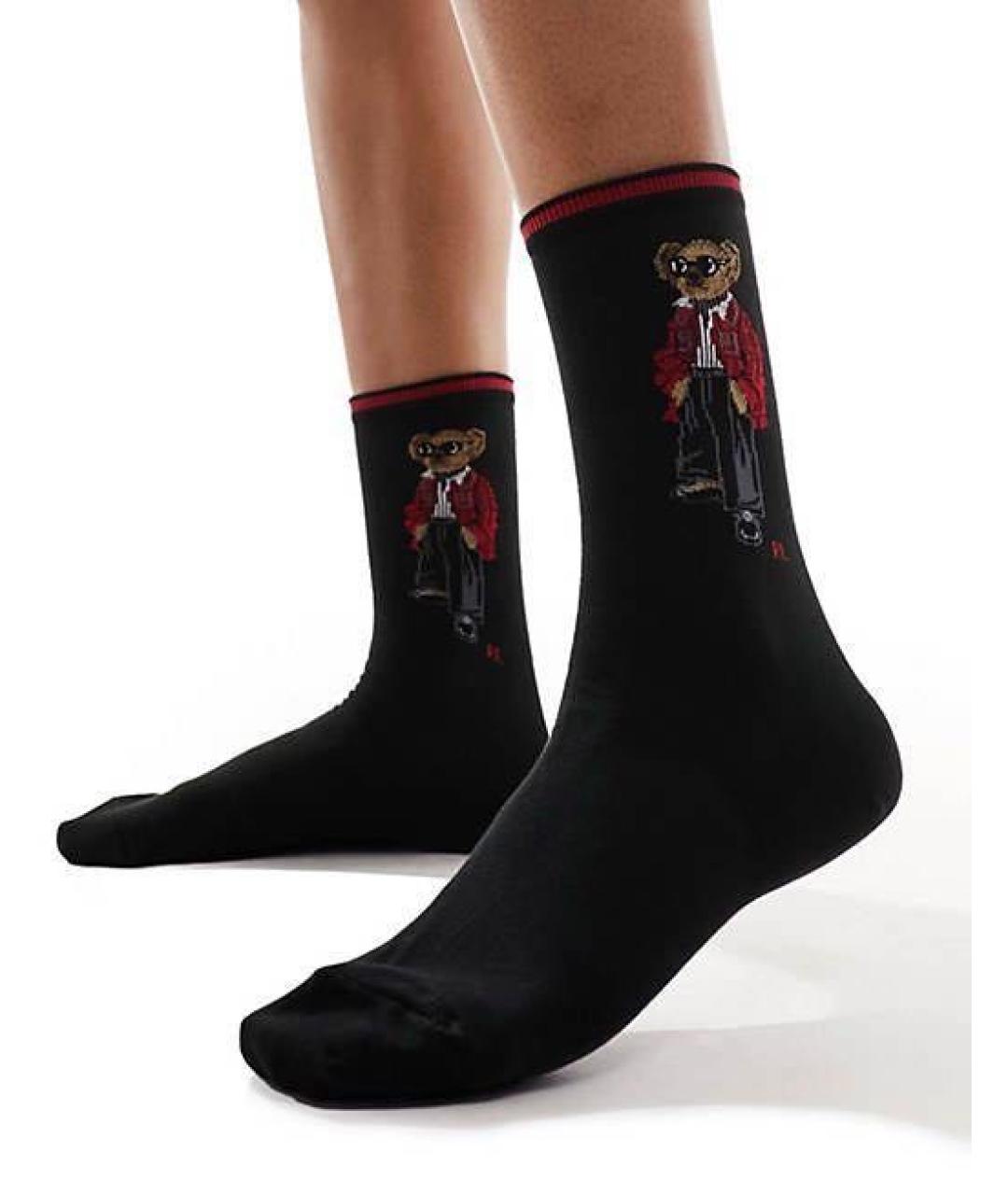 POLO RALPH LAUREN Черные носки, чулки и колготы, фото 2