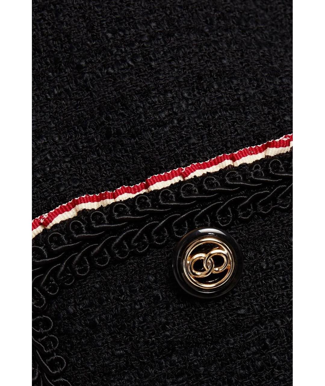 SANDRO Черный хлопковый жакет/пиджак, фото 4