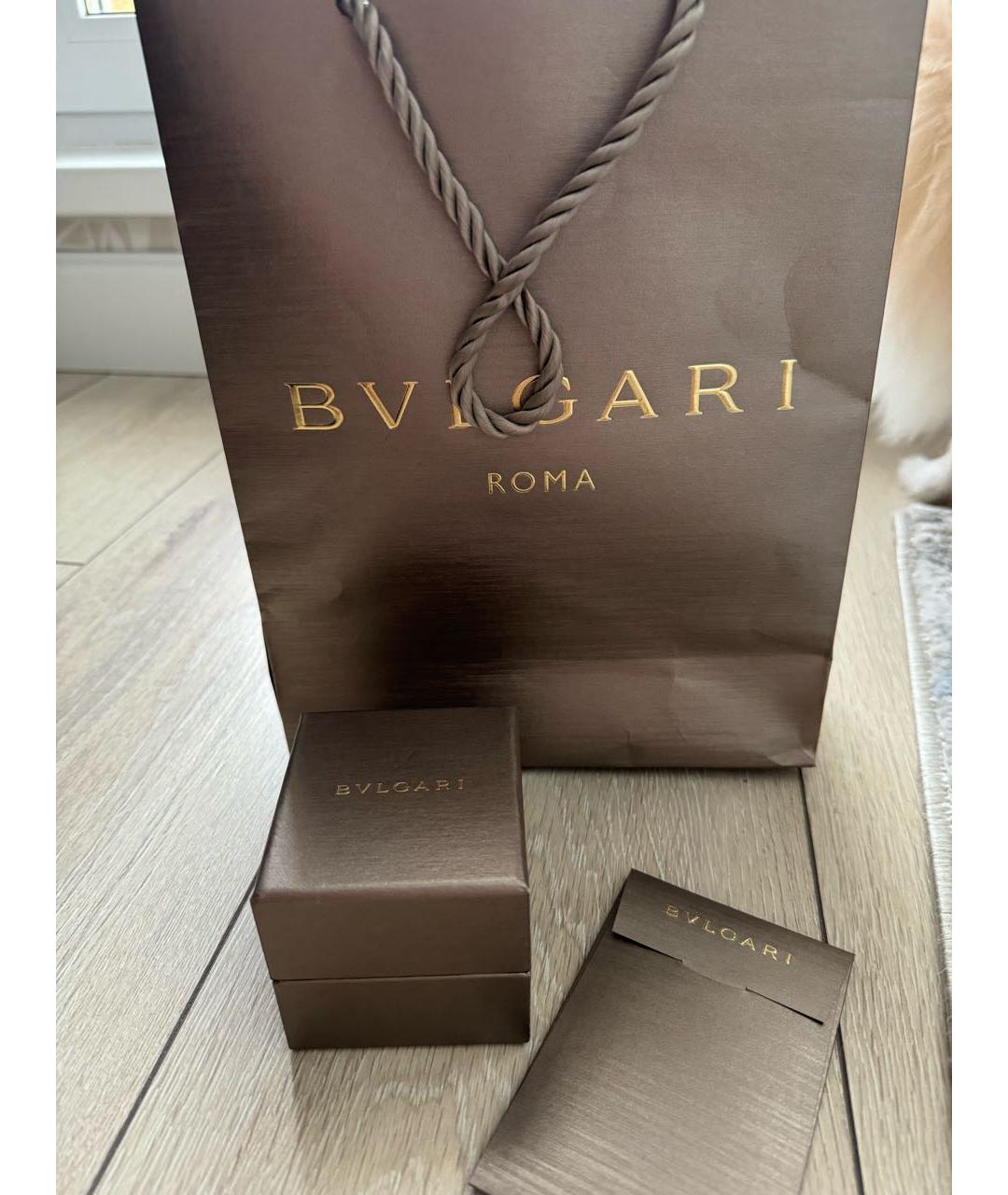 BVLGARI Белое кольцо из белого золота, фото 5