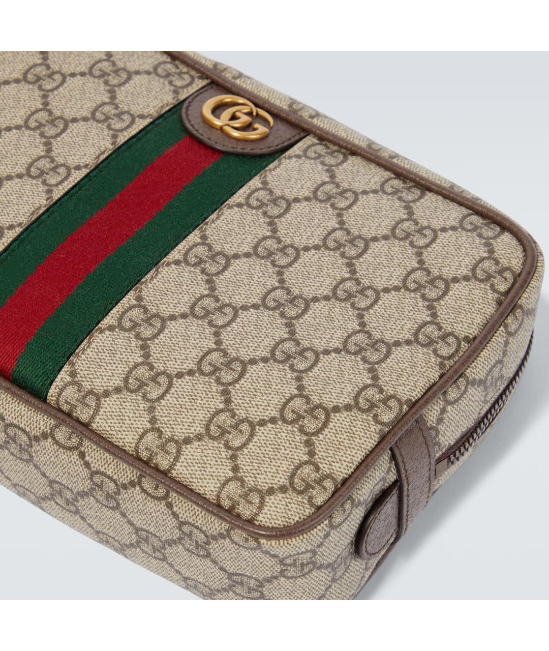 GUCCI Кожаная барсетка, фото 4