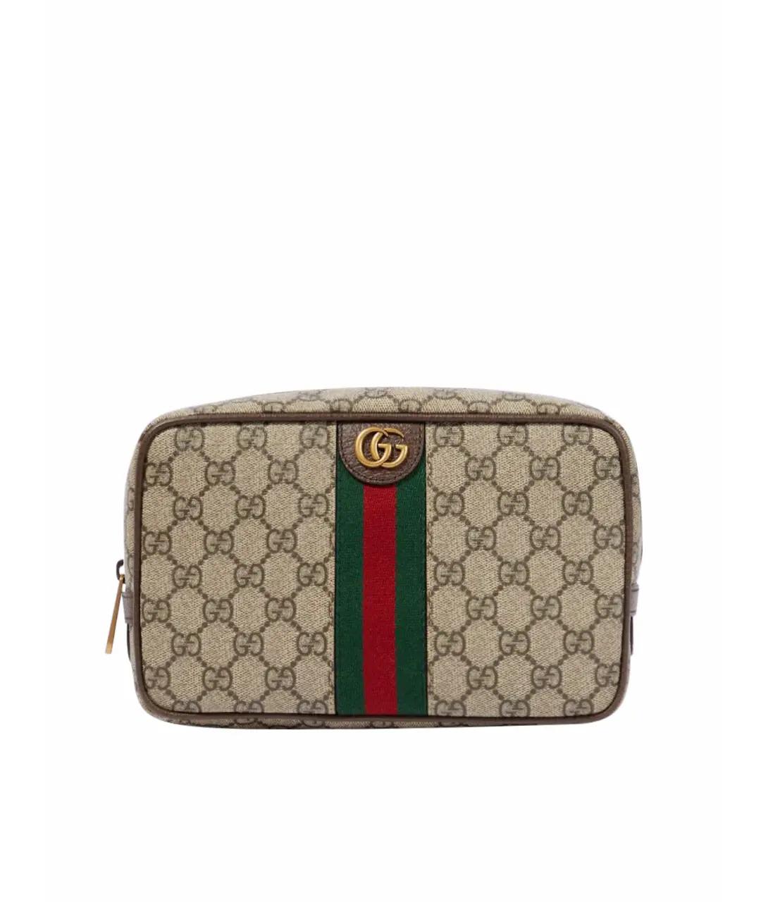 GUCCI Кожаная барсетка, фото 1