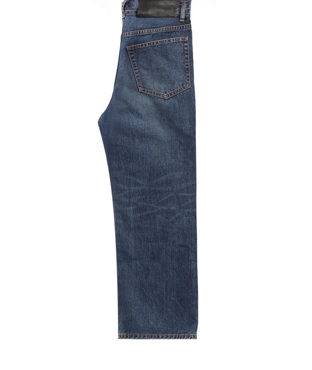 SACAI Синие хлопковые прямые джинсы, фото 2
