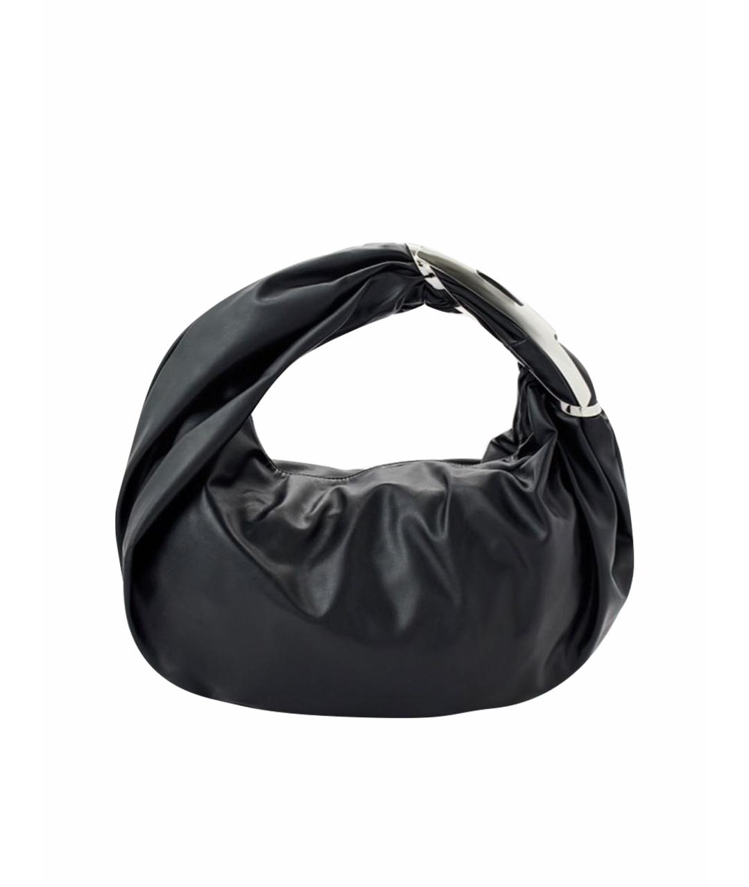 DIESEL Черная сумка через плечо из искусственной кожи, фото 1