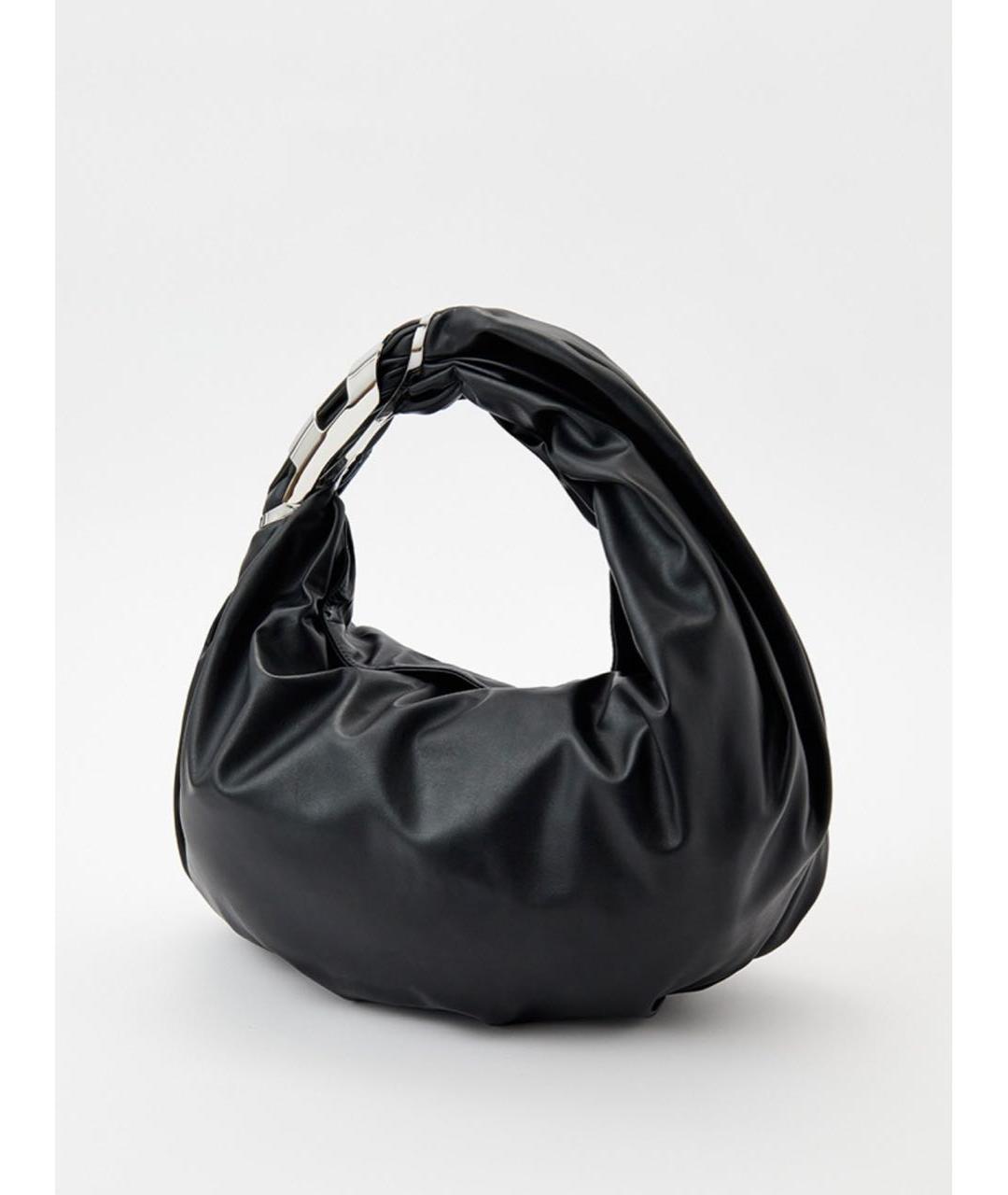 DIESEL Черная сумка через плечо из искусственной кожи, фото 2