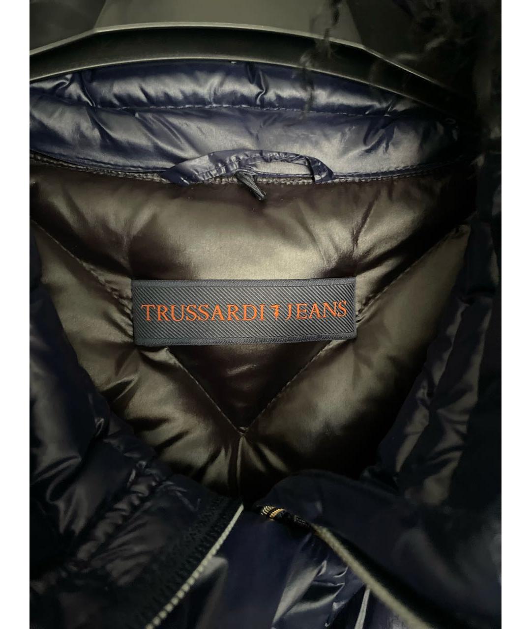 TRUSSARDI JEANS Темно-синяя куртка, фото 3