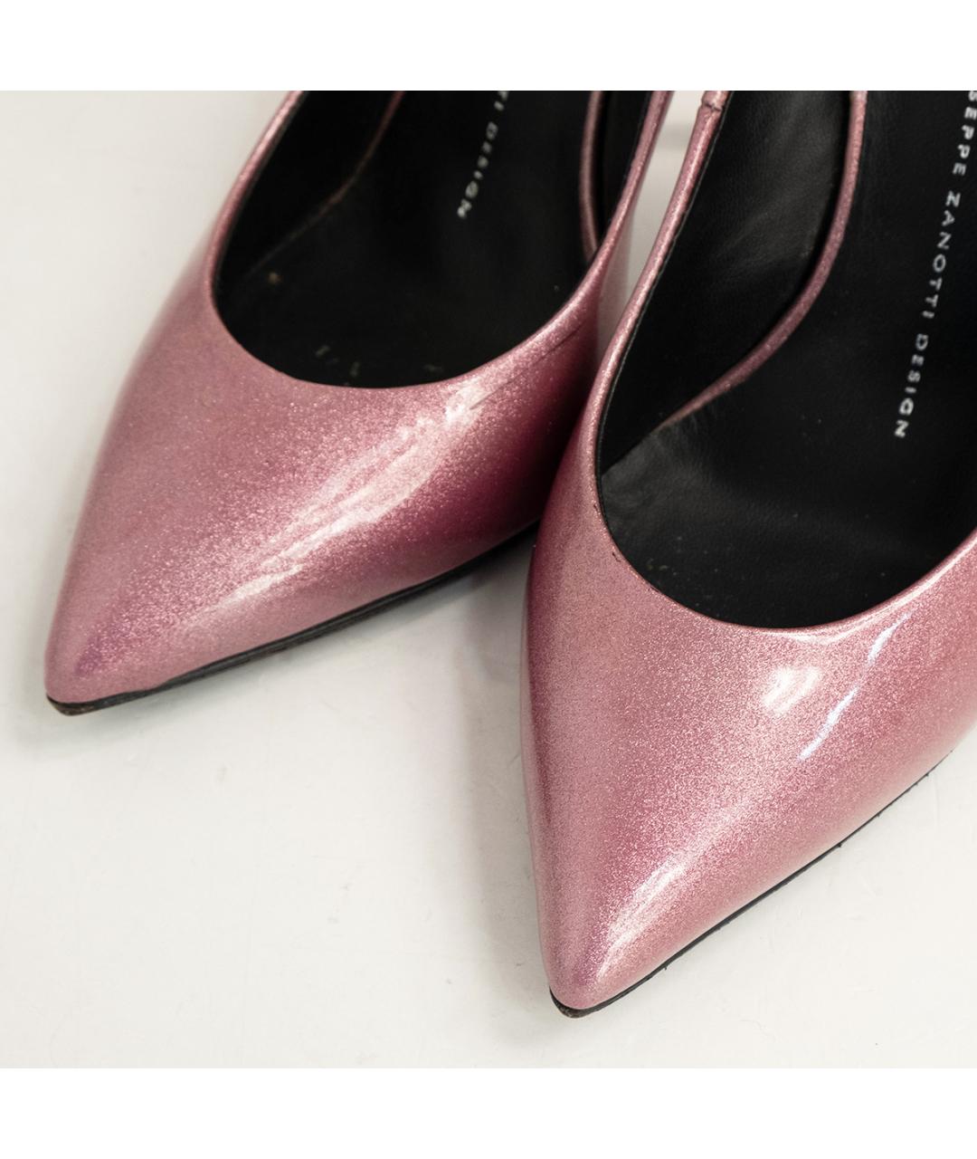 GIUSEPPE ZANOTTI DESIGN Розовые кожаные туфли, фото 3