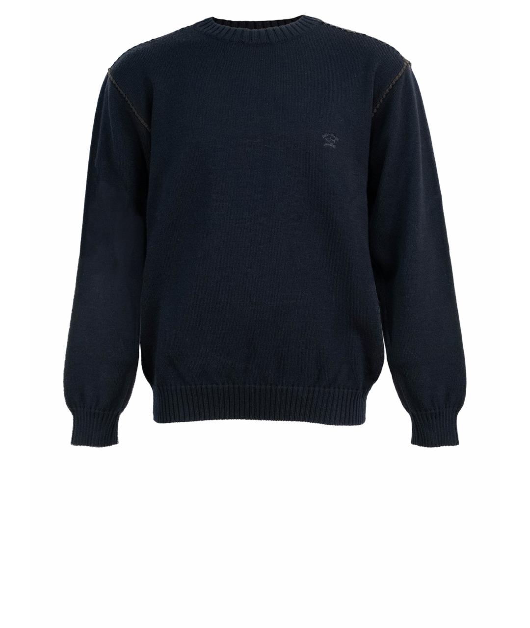 PAUL & SHARK Темно-синий шерстяной джемпер / свитер, фото 1