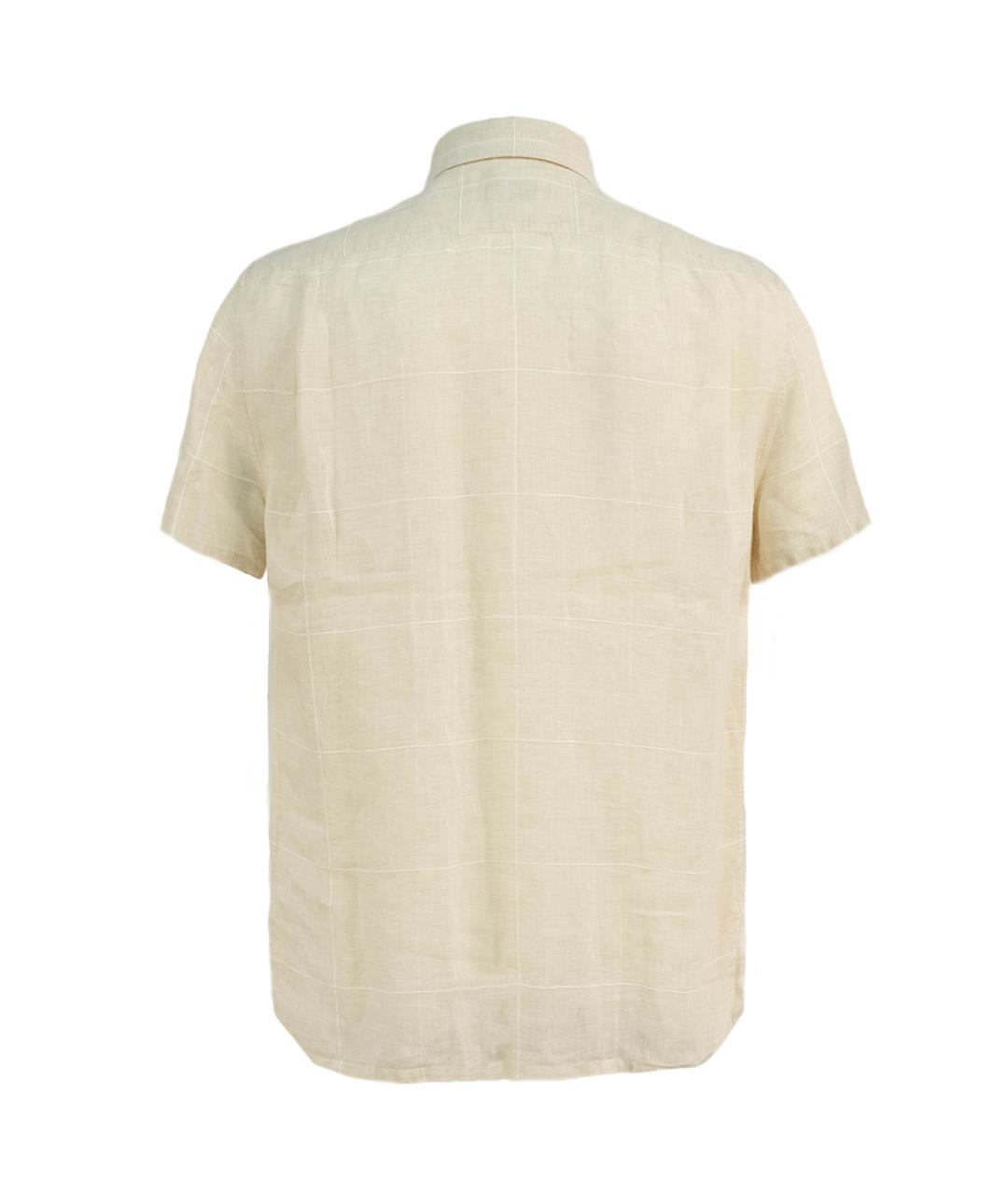 HERMES PRE-OWNED Бежевая льняная кэжуал рубашка, фото 2