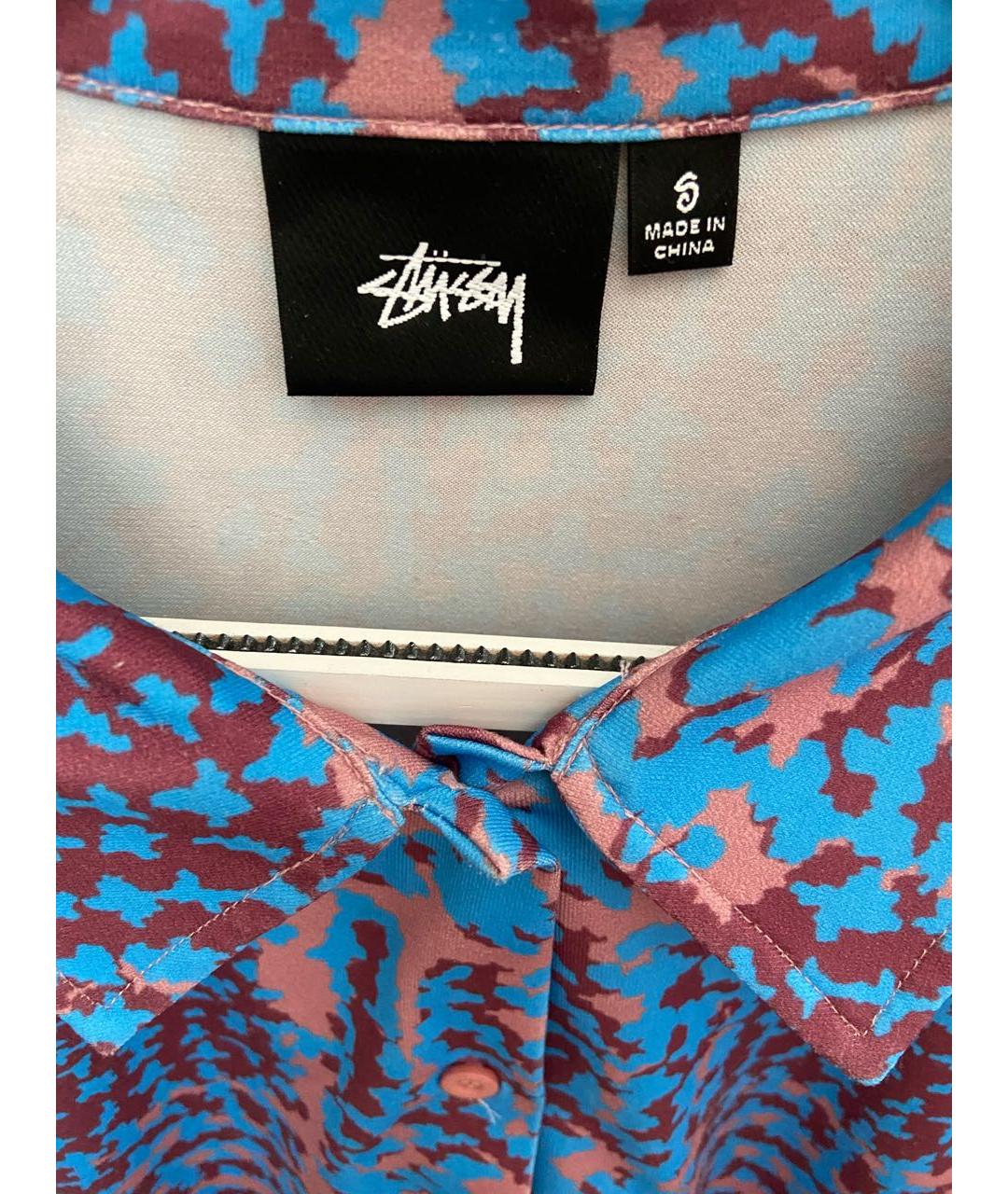 STUSSY Мульти полиэстеровая рубашка, фото 3