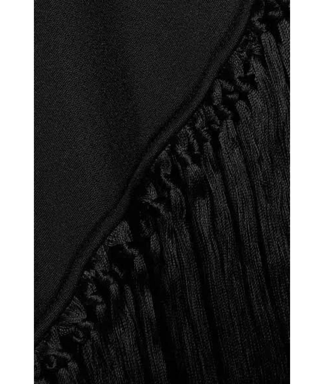 CULT GAIA Черное вискозное коктейльное платье, фото 3