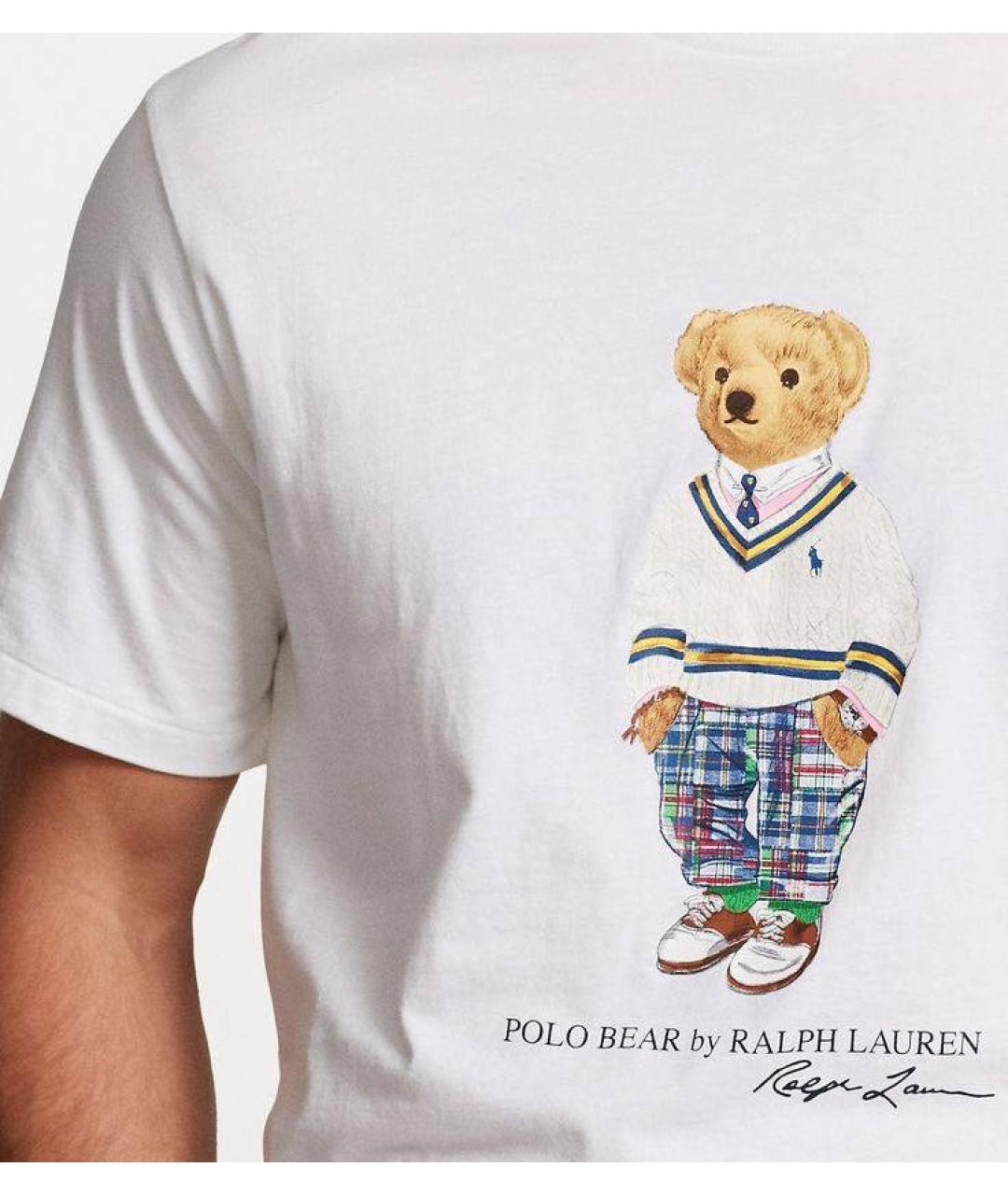 POLO RALPH LAUREN Белый хлопковый детская футболка / топ, фото 2