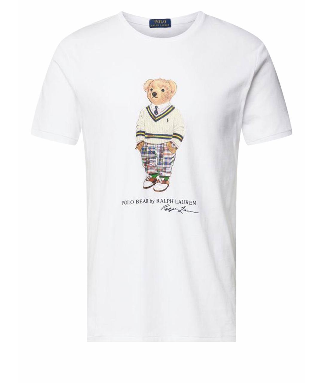 POLO RALPH LAUREN Белый хлопковый детская футболка / топ, фото 1