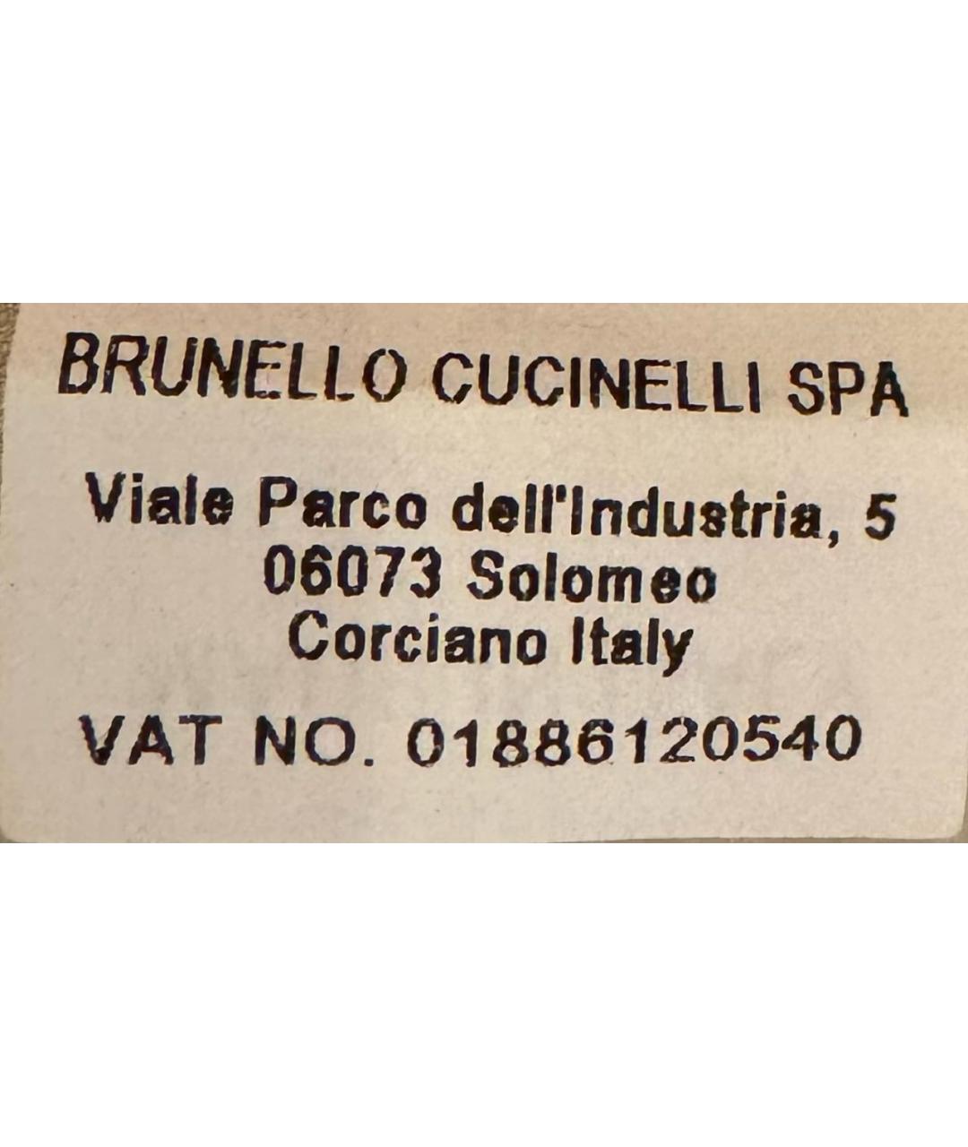 BRUNELLO CUCINELLI Бежевая кожаная дубленка, фото 5