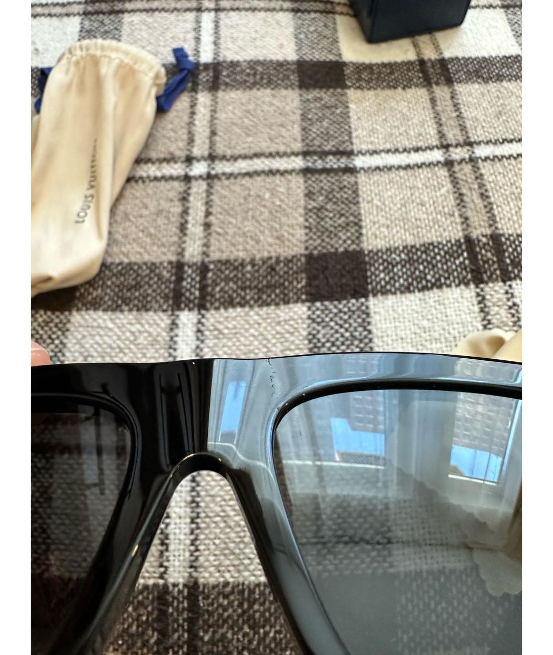 LOUIS VUITTON PRE-OWNED Черные солнцезащитные очки, фото 6
