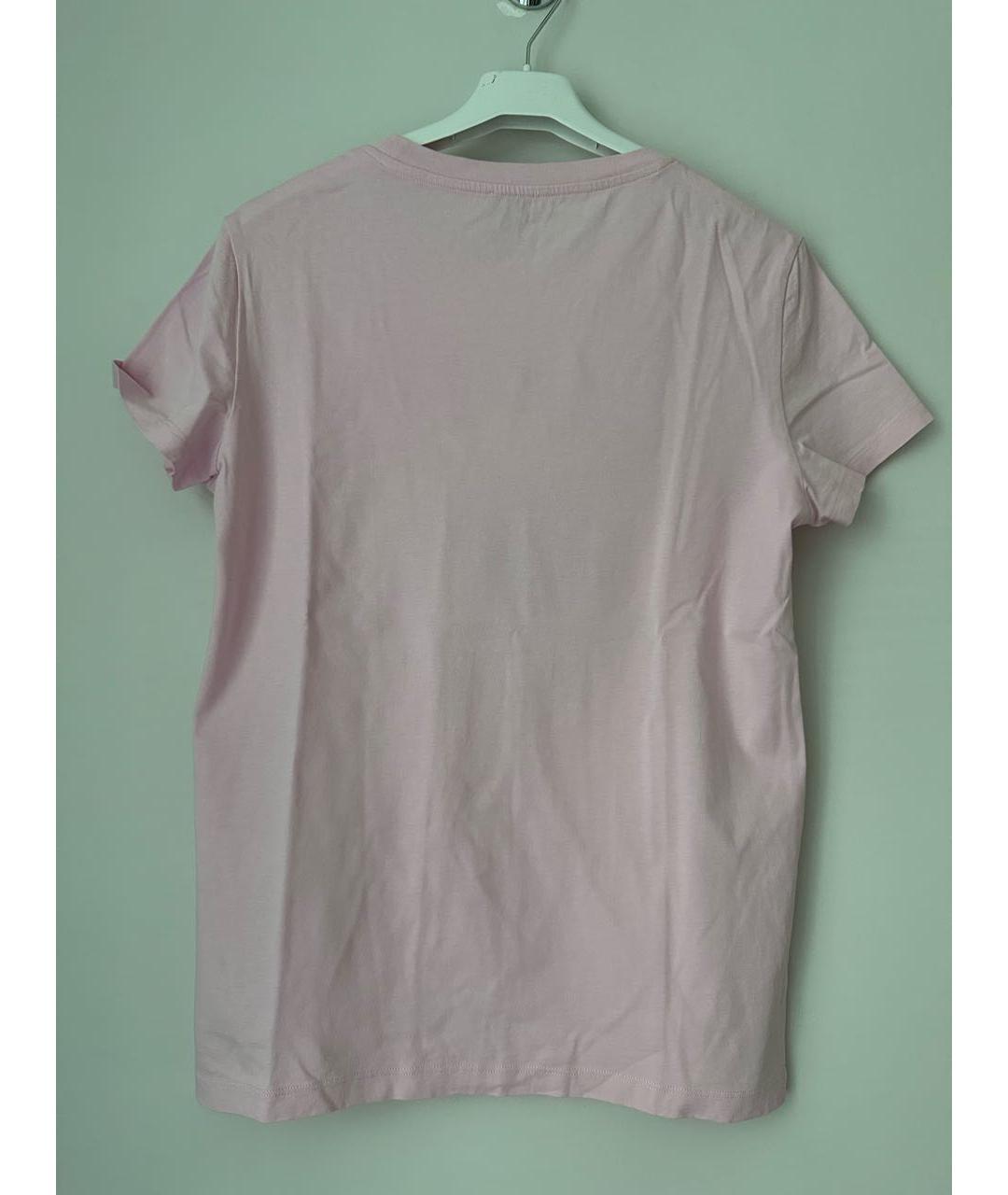 KENZO Розовая хлопковая футболка, фото 4
