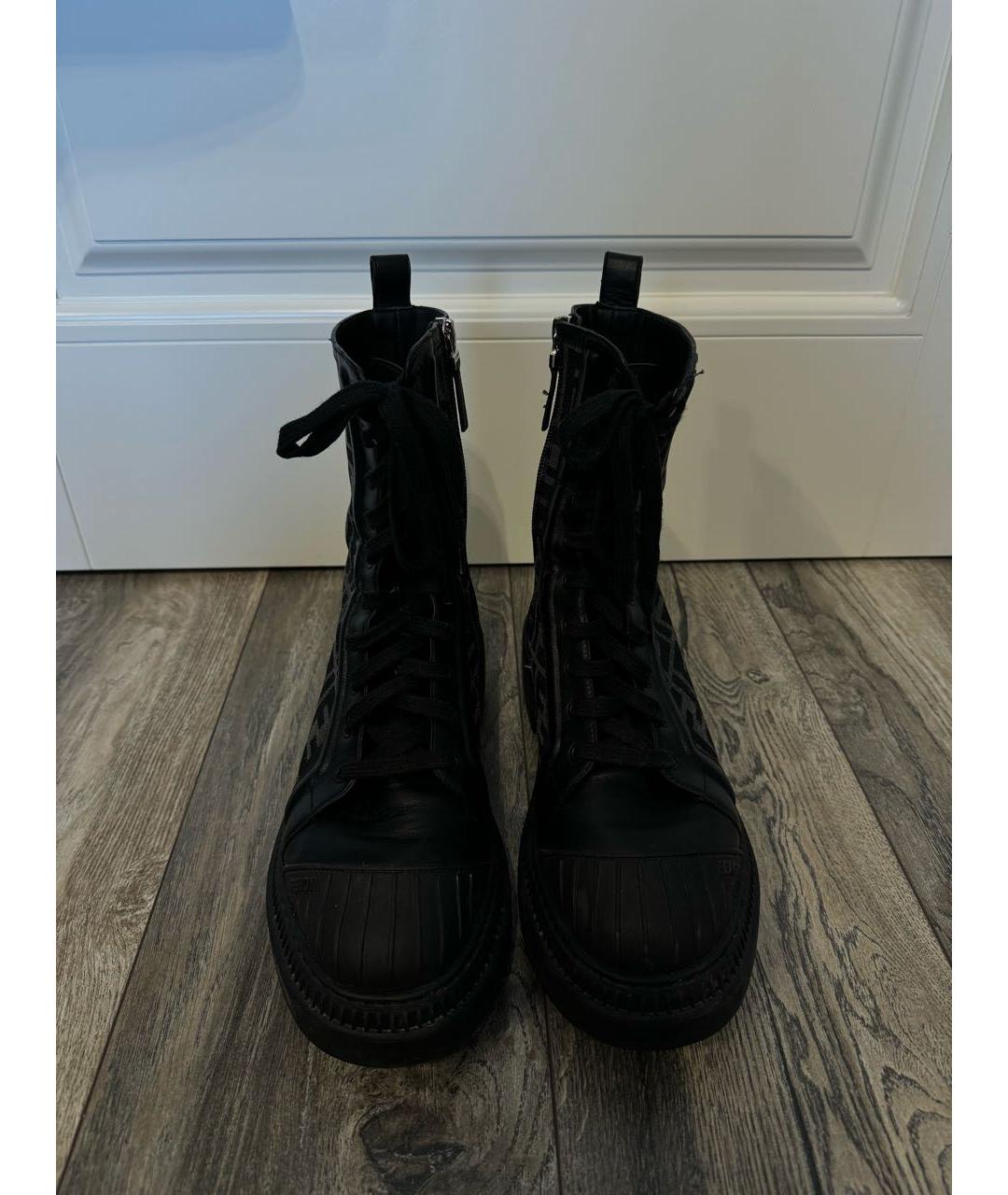 FENDI Черные ботинки, фото 2