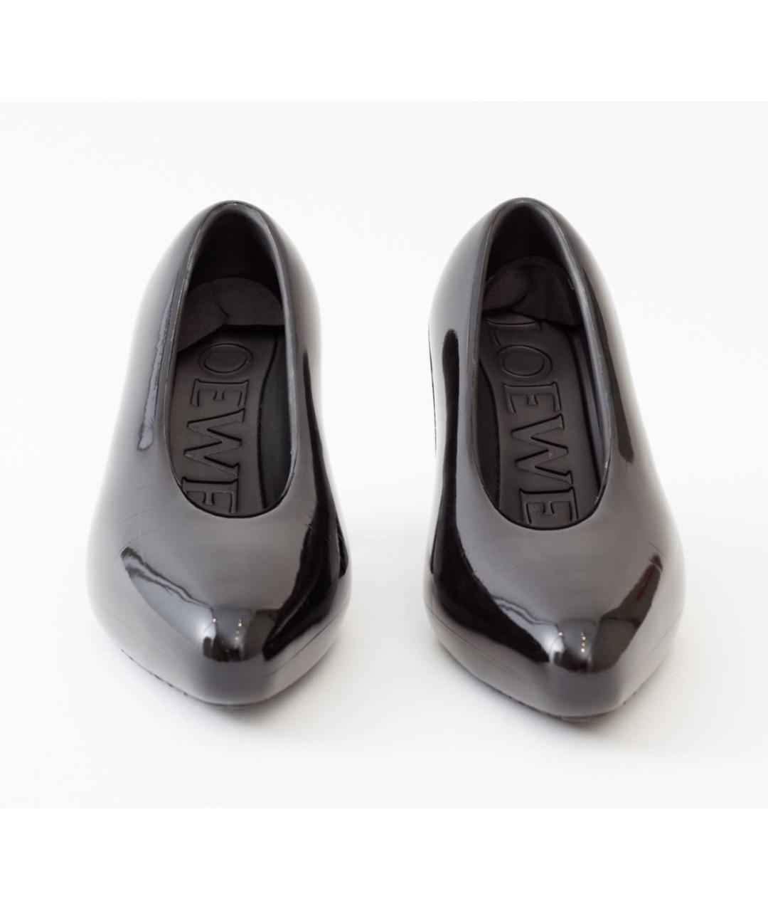 LOEWE Черные резиновые туфли, фото 3