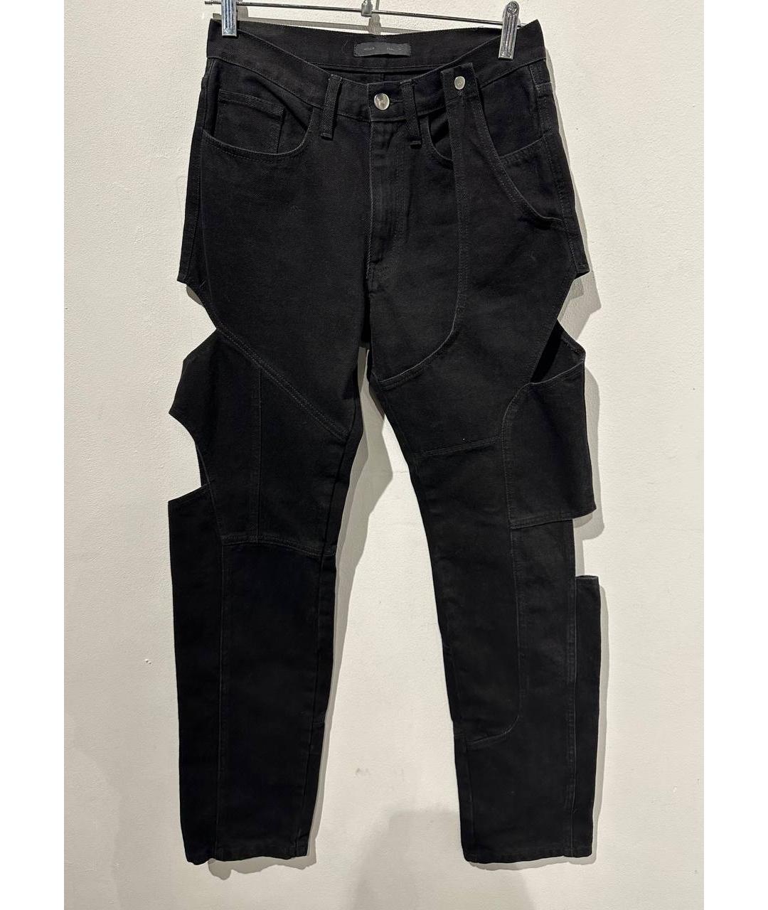 HELIOT EMIL Черные прямые джинсы, фото 7