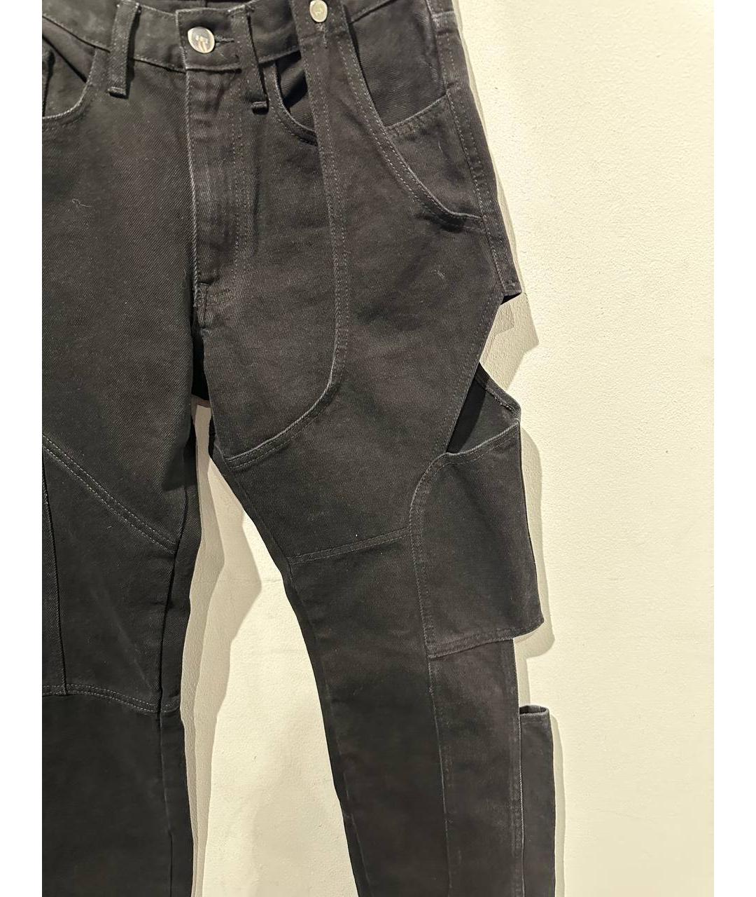 HELIOT EMIL Черные прямые джинсы, фото 2