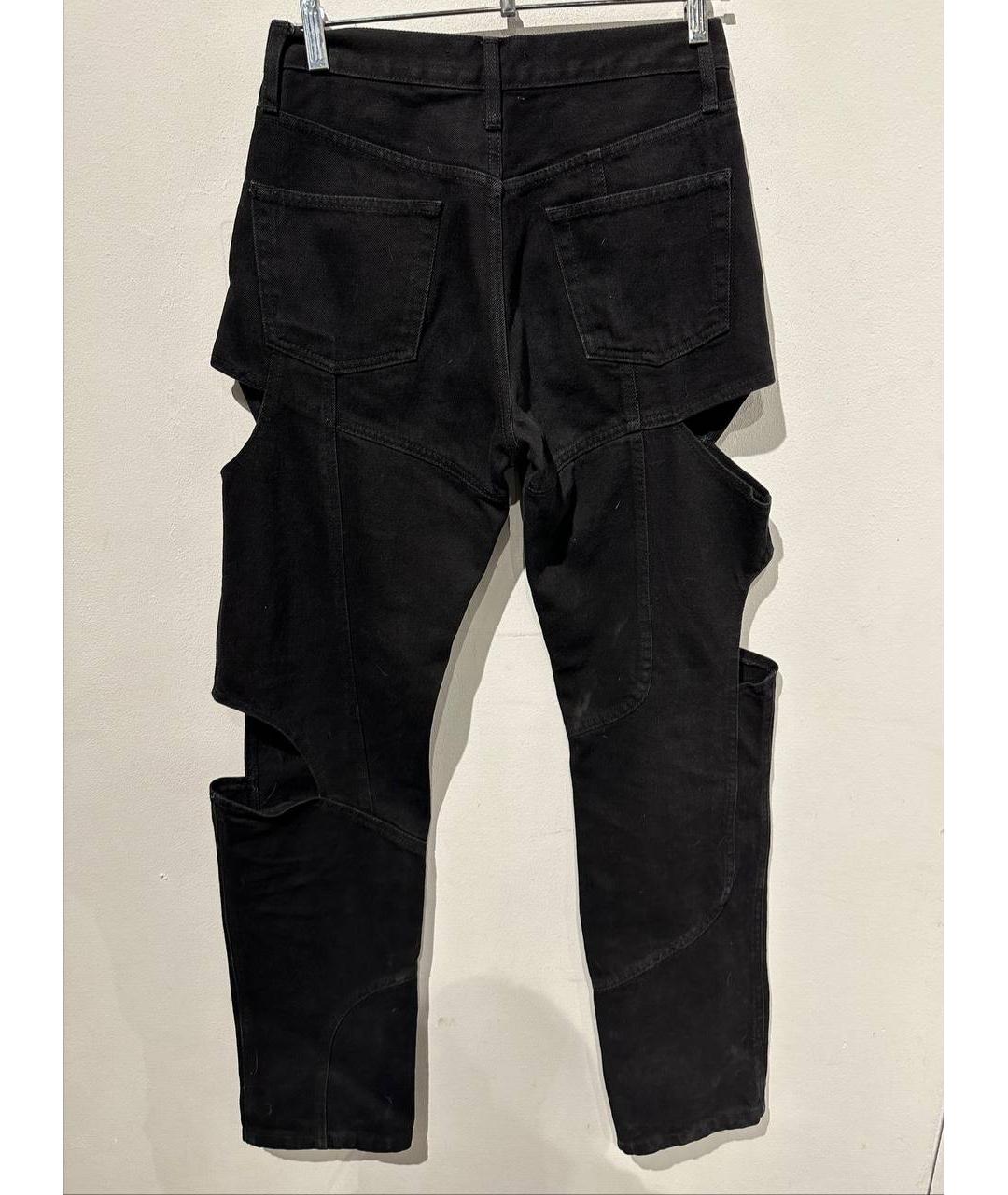 HELIOT EMIL Черные прямые джинсы, фото 5