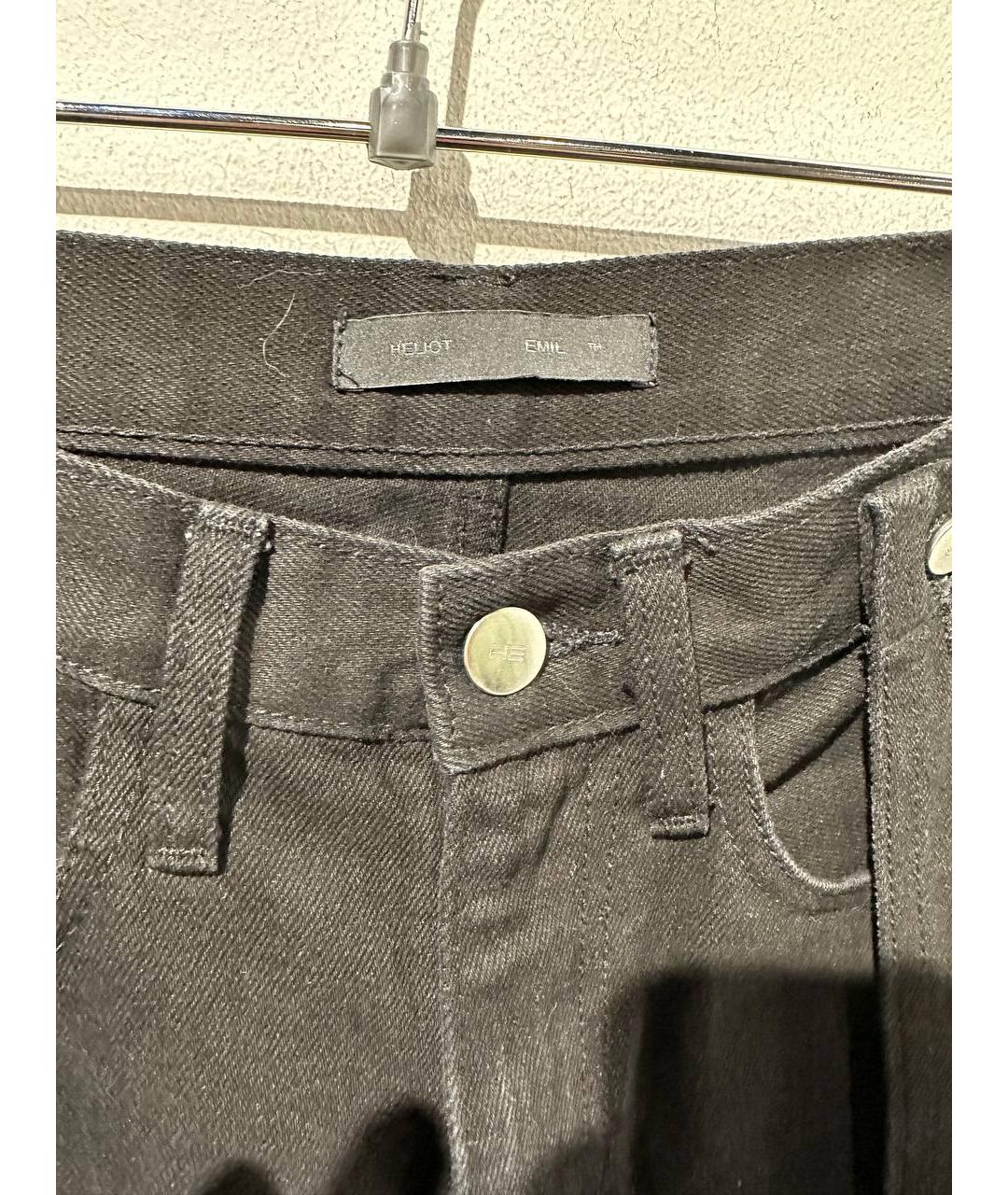 HELIOT EMIL Черные прямые джинсы, фото 3