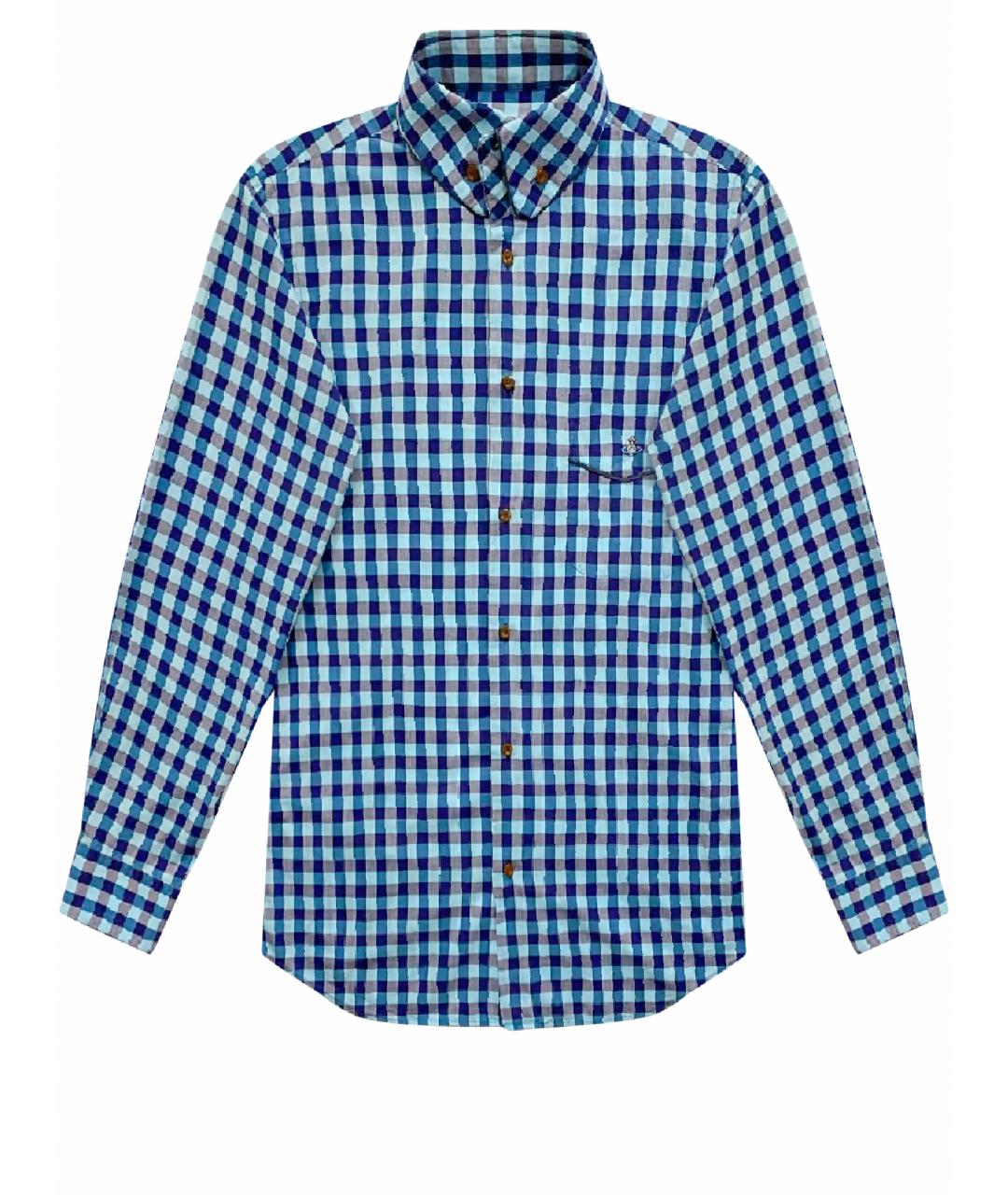 VIVIENNE WESTWOOD Голубая хлопковая кэжуал рубашка, фото 1