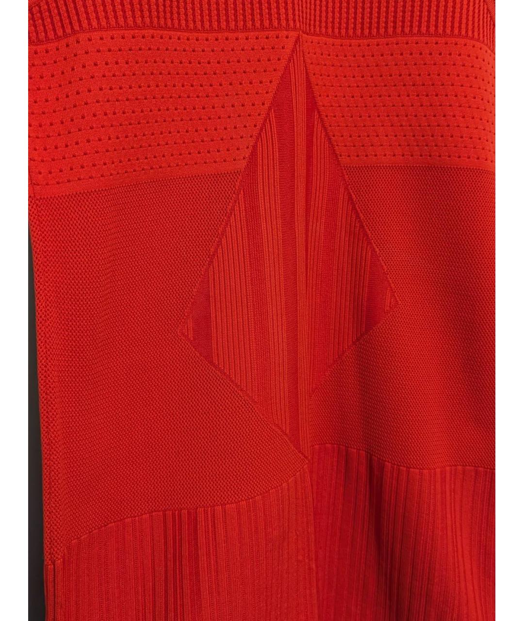 CHANEL PRE-OWNED Красное повседневное платье, фото 4