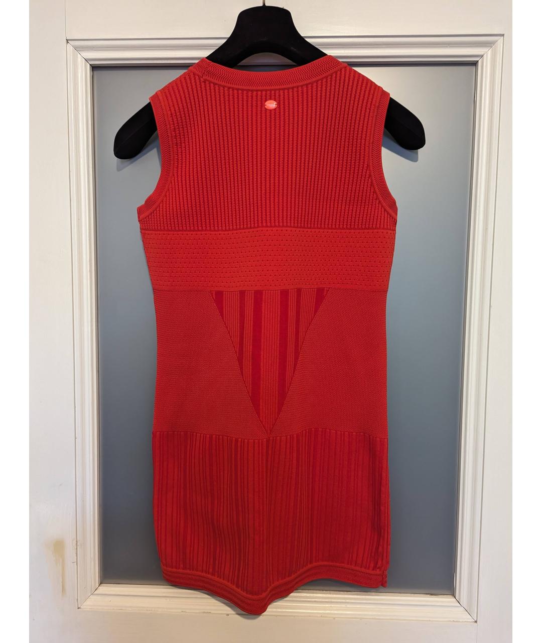 CHANEL PRE-OWNED Красное повседневное платье, фото 2