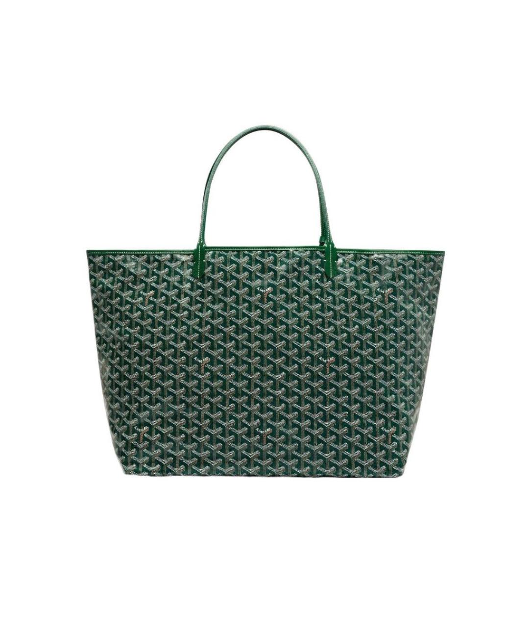 GOYARD Зеленая сумка тоут, фото 2