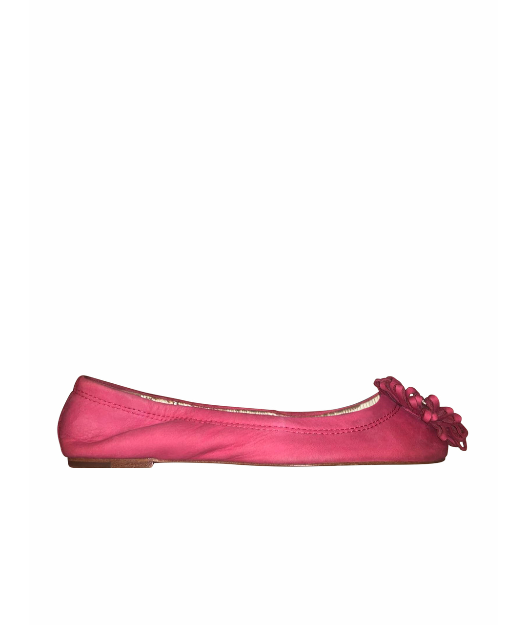 COACH Розовые нубуковые балетки, фото 1
