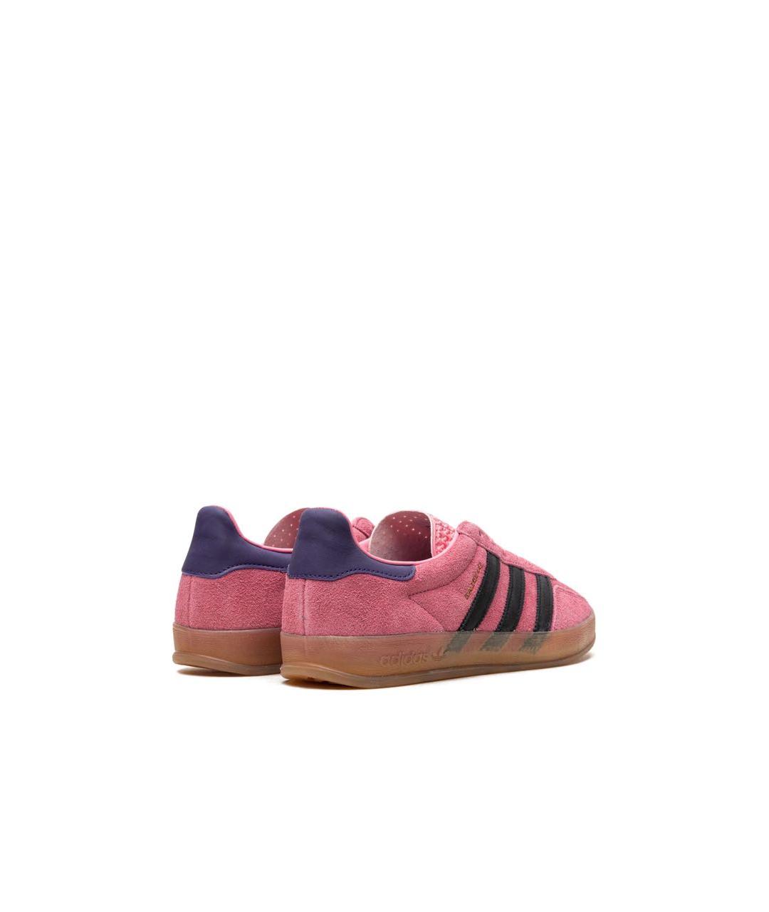 ADIDAS Розовые замшевые низкие кроссовки / кеды, фото 3