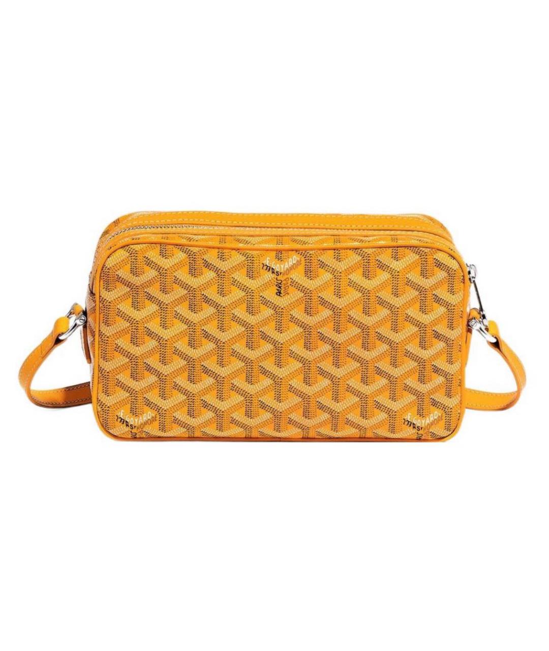 GOYARD Желтая сумка через плечо, фото 3