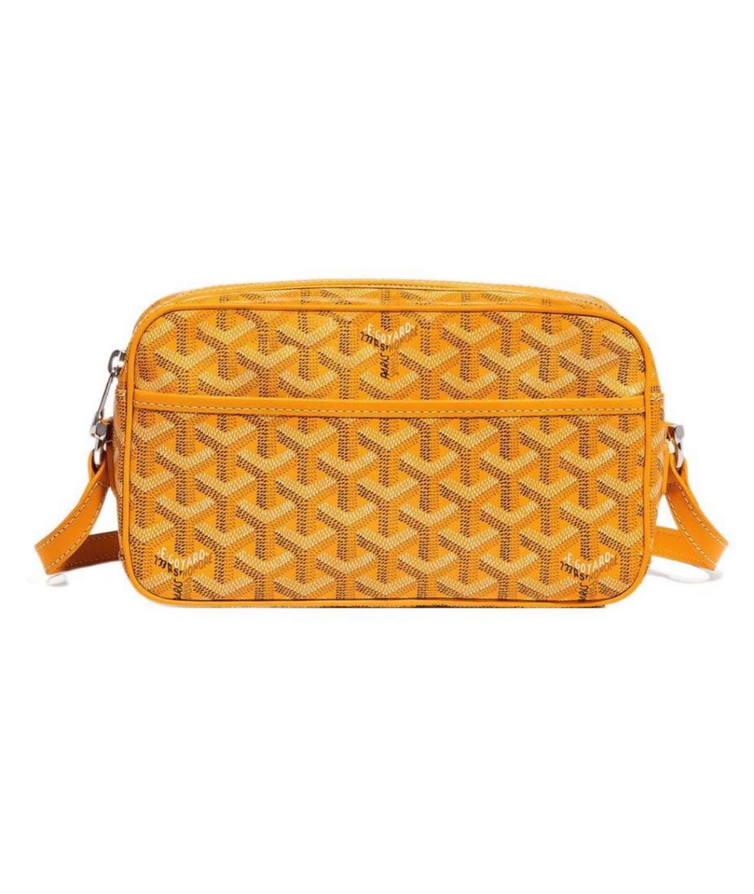 GOYARD Желтая сумка через плечо, фото 2