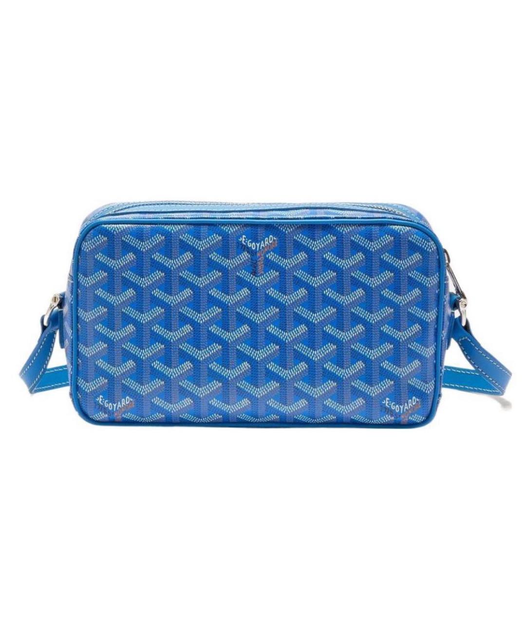 GOYARD Голубая сумка на плечо, фото 3