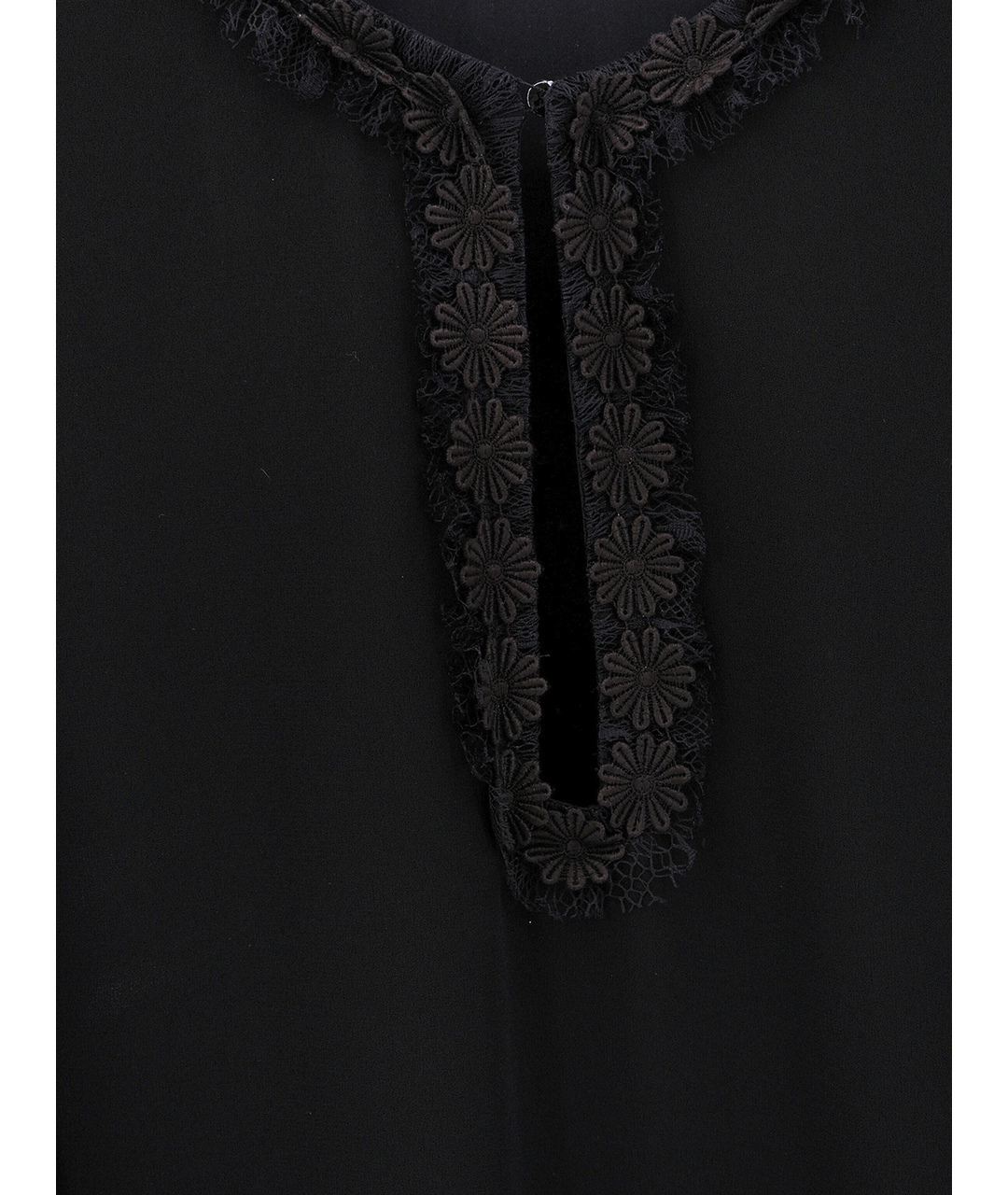 SAINT LAURENT Черное ацетатное повседневное платье, фото 4