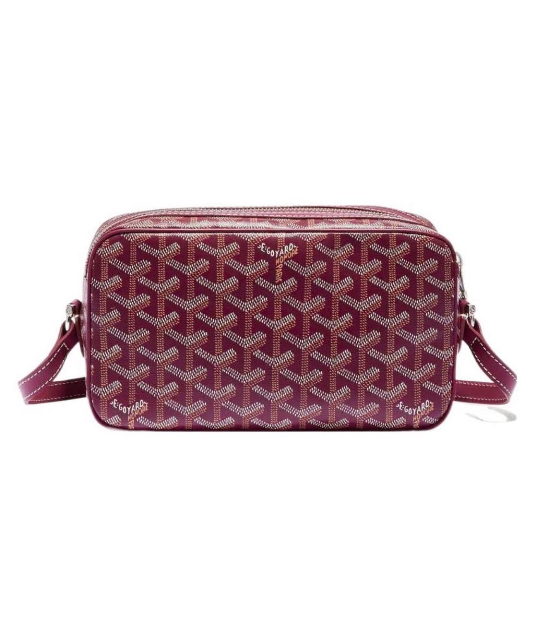 GOYARD Бордовая сумка на плечо, фото 3