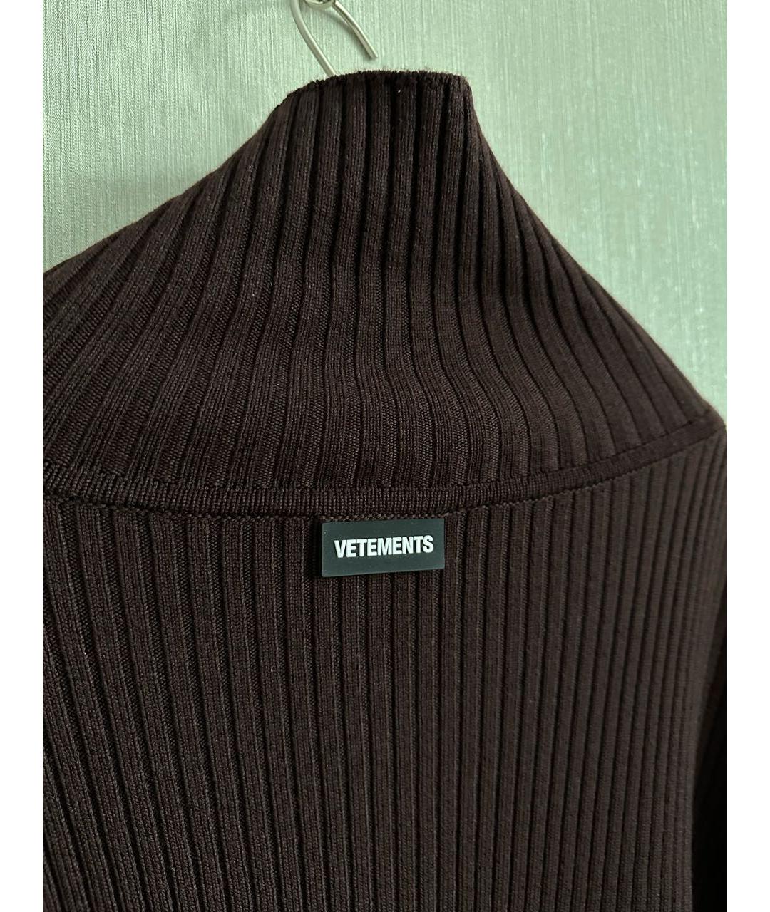 VETEMENTS Бордовый шерстяной джемпер / свитер, фото 6