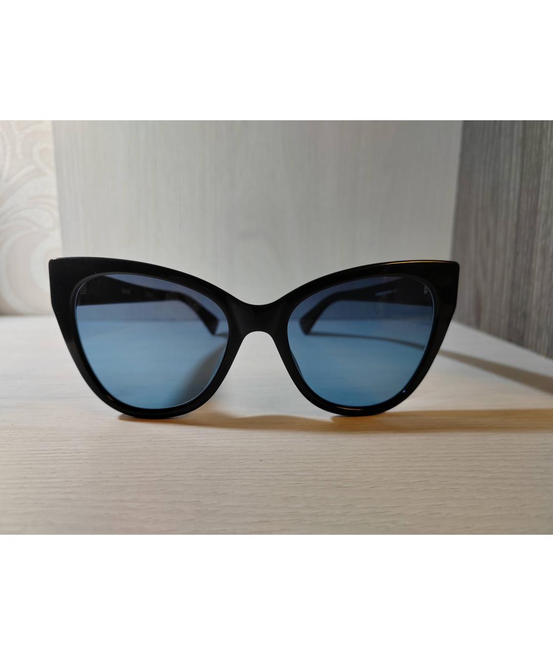 MOSCHINO Черные пластиковые солнцезащитные очки, фото 7